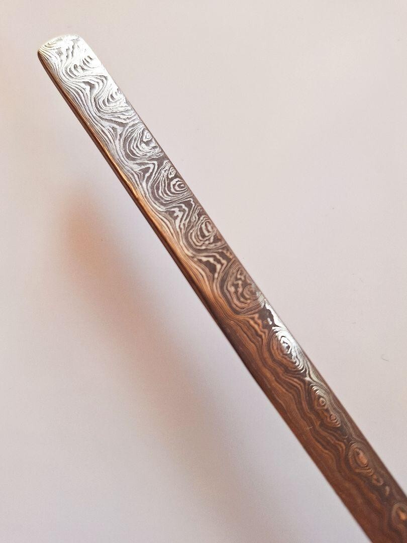 Kato Kiyoshi Damascus Japanese Marking Knife Kiridashi Kogatana 158mm New 加藤清志