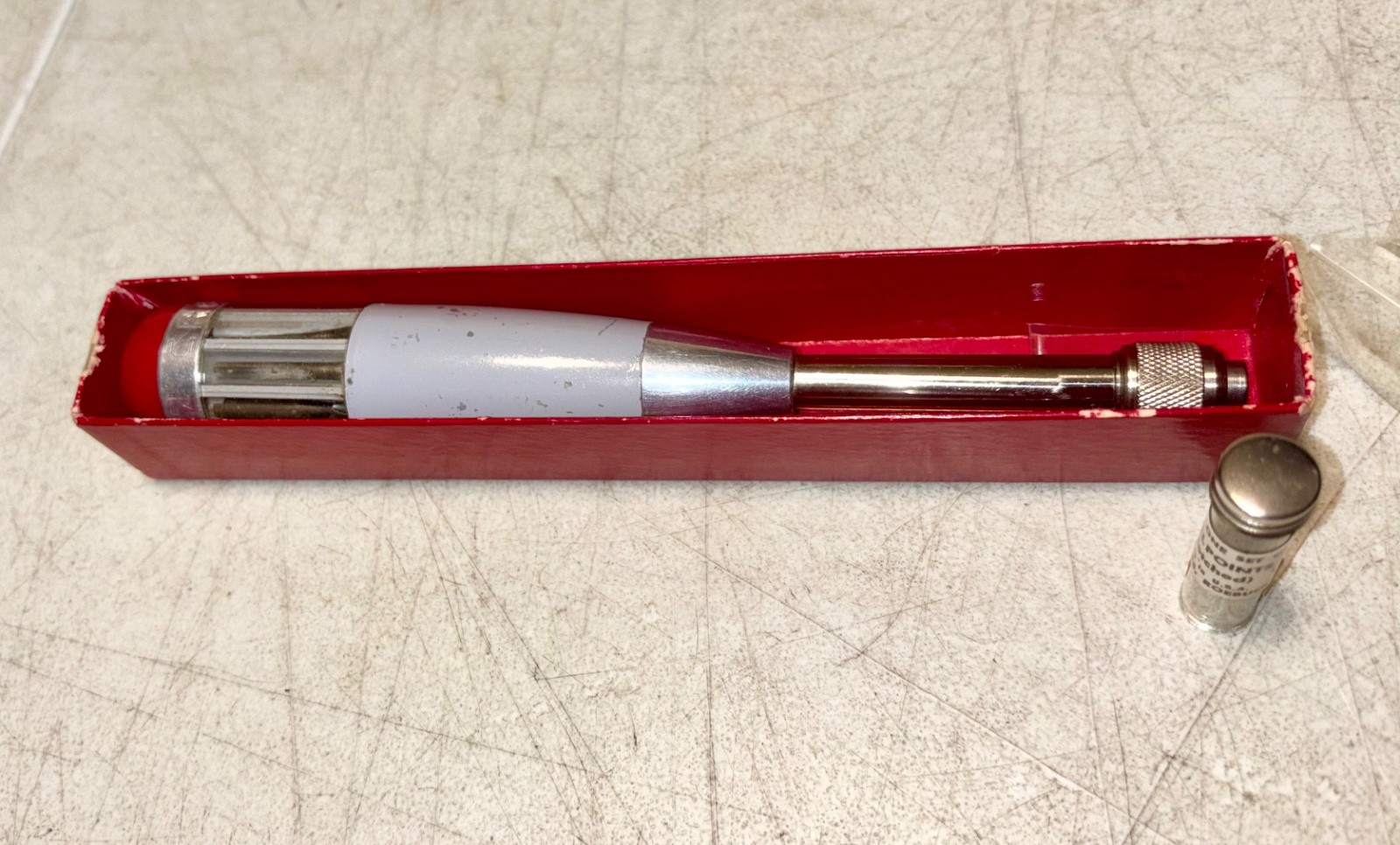VINTAGE CRAFTSMAN 94221 4220 AUTOMATIC PUSH DRILL WITH BITS TOOL USA GREAT SHAPE