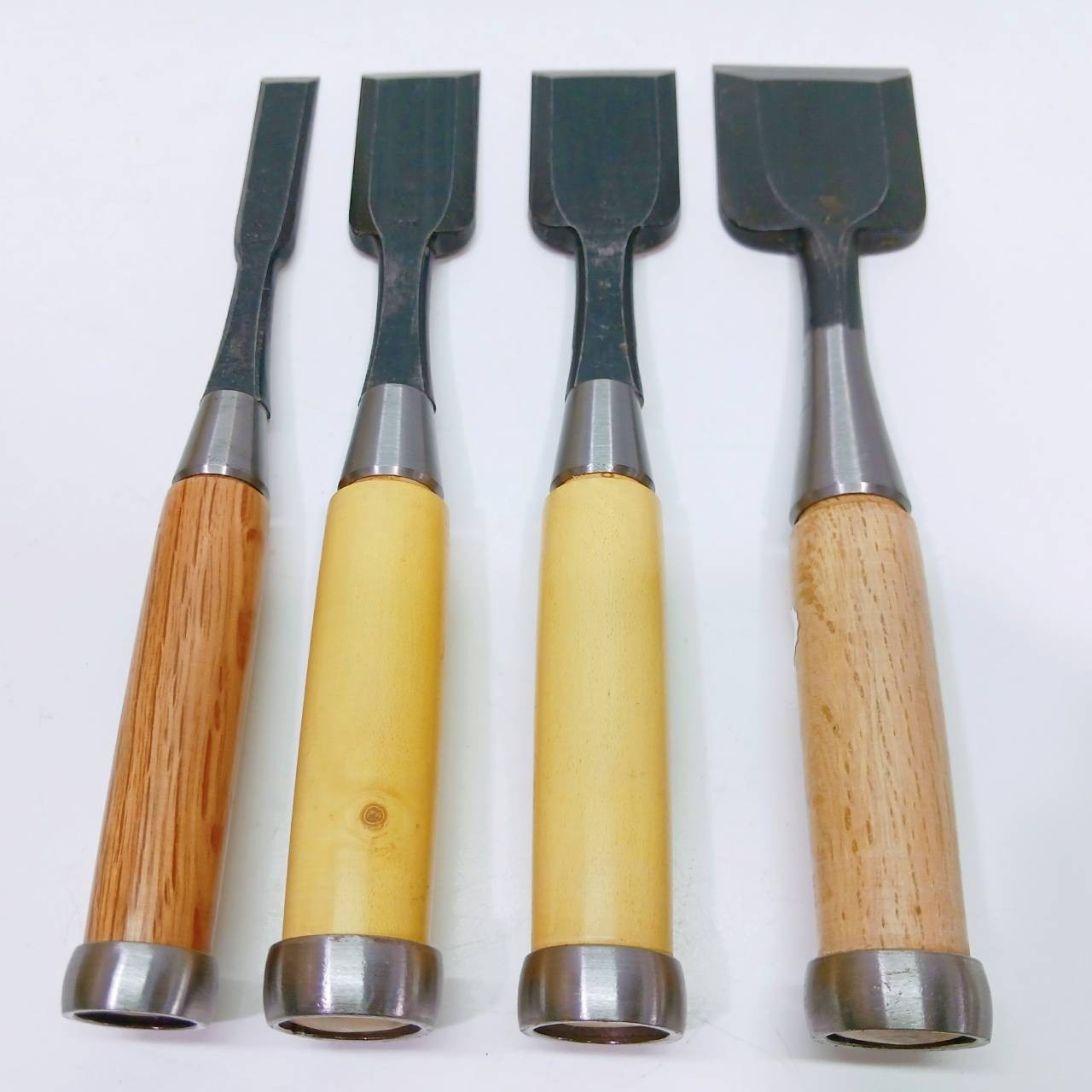 Japanese Chisels Nomi Yama-Tama 山玉 Blade 15-48mm set of 4 Woodwork Japan BF110