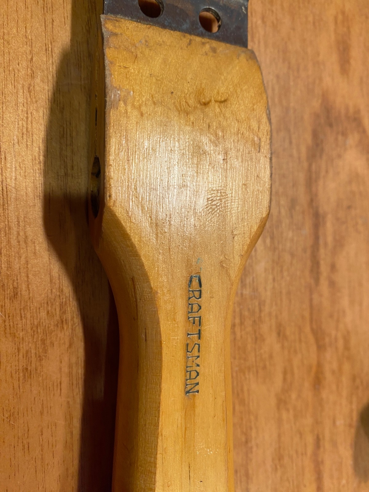 Vintage CRAFTSMAN 4-pc Paint Scrappers, 4-Edge 2-1/2″, Wood #9015, 12″, 6″, USA