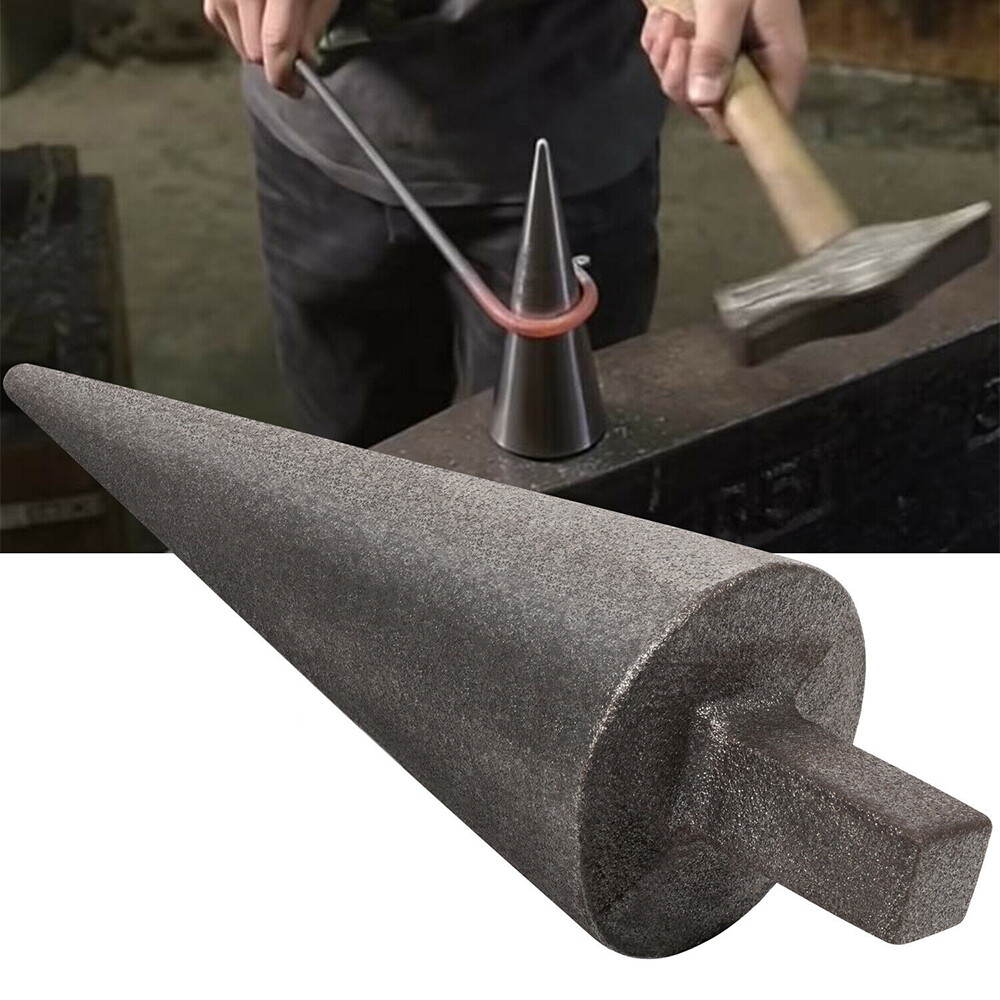 Blacksmith Anvil Mandrel Metal Forming Cone 1″ Hardy, Anvil Forge Vise Tool