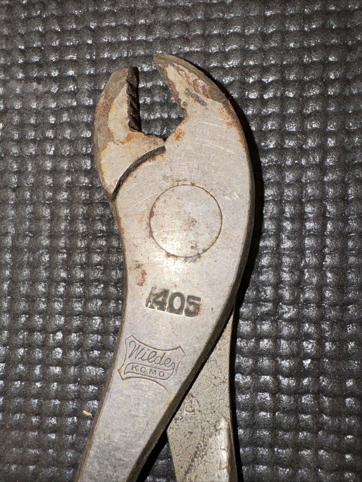Wilde Tools Kansas City Missouri 405 Vintage Pliers USA 8” Open Offset