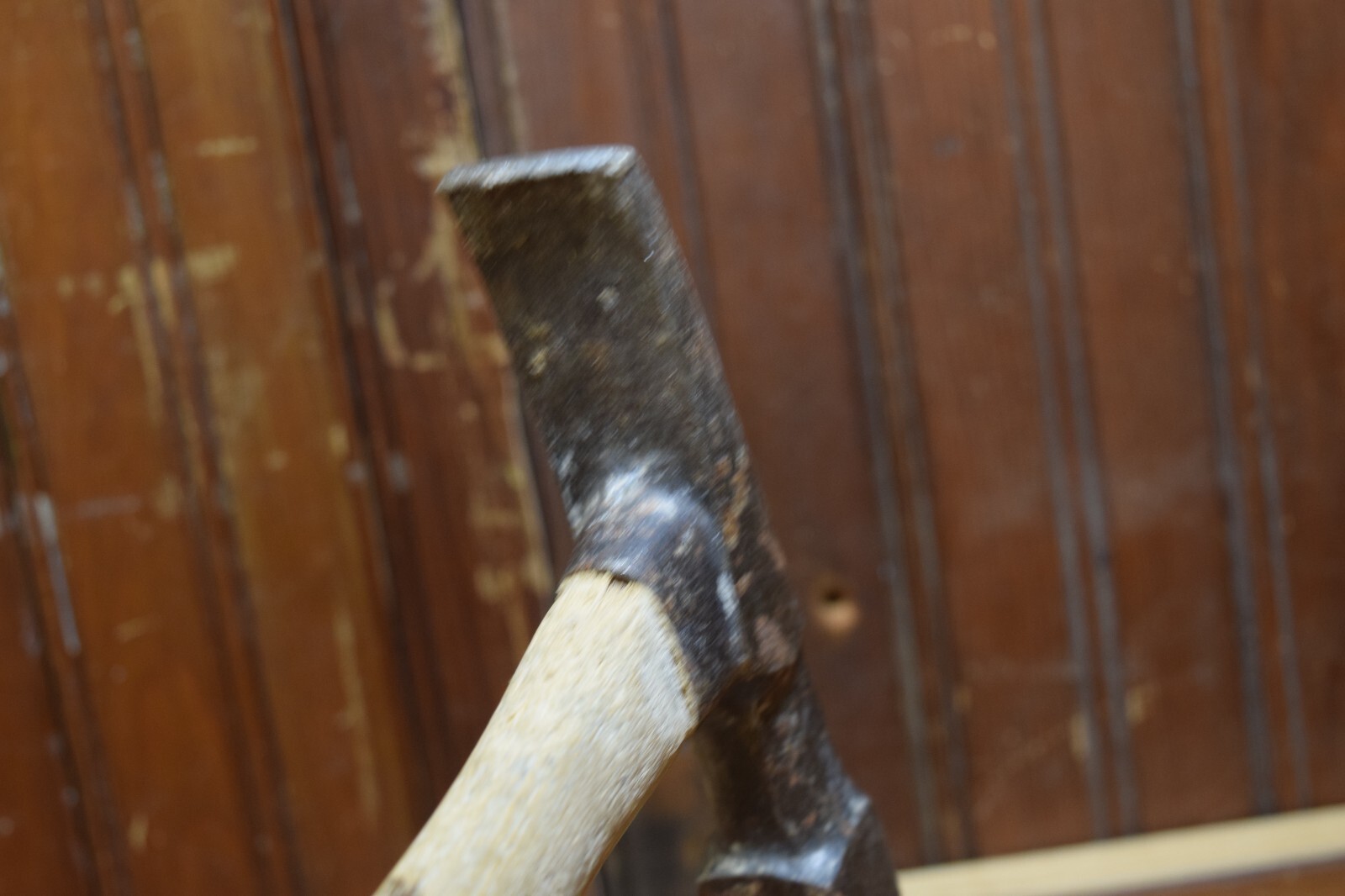 BLACKSMITH BLOCKING HAMMER CROSS PIEN 9″ WOODEN HANDLE HOT IRON METAL HAND TOOL