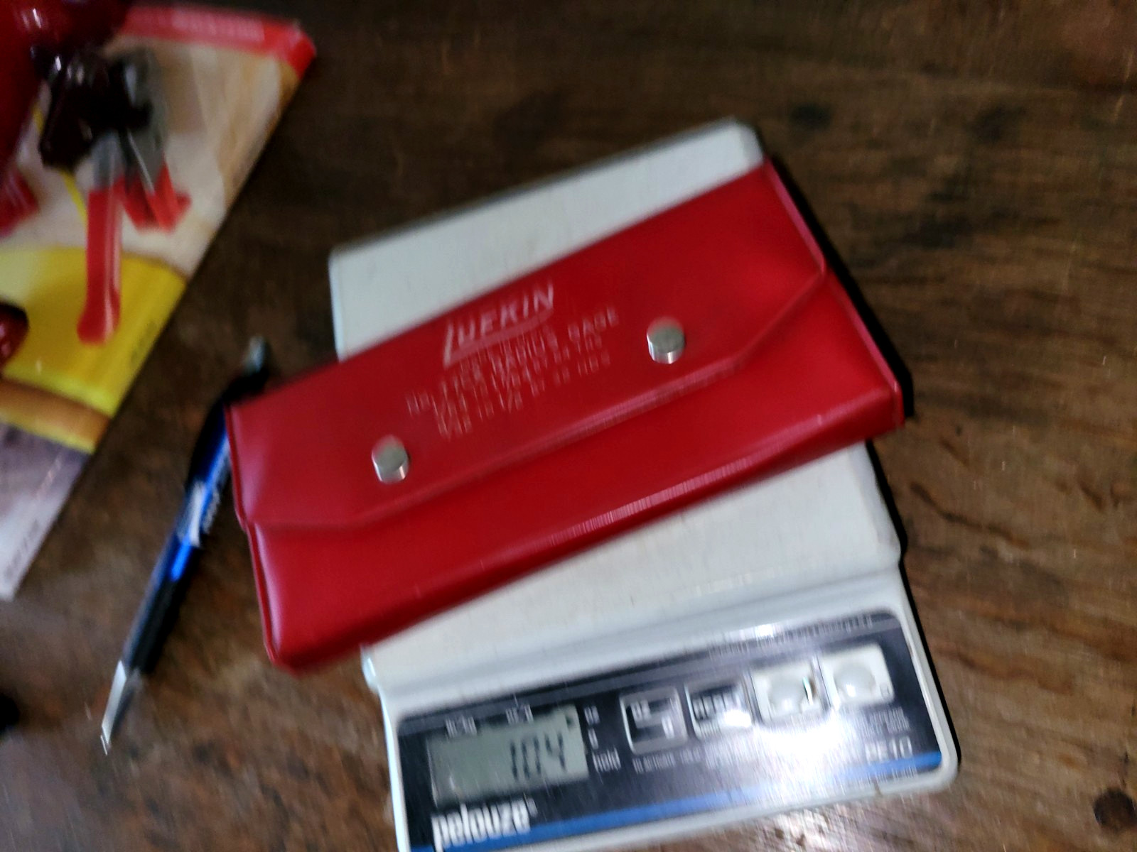 Vintage Lufkin No 77CX Radius Gage Set complete but some surface rust present