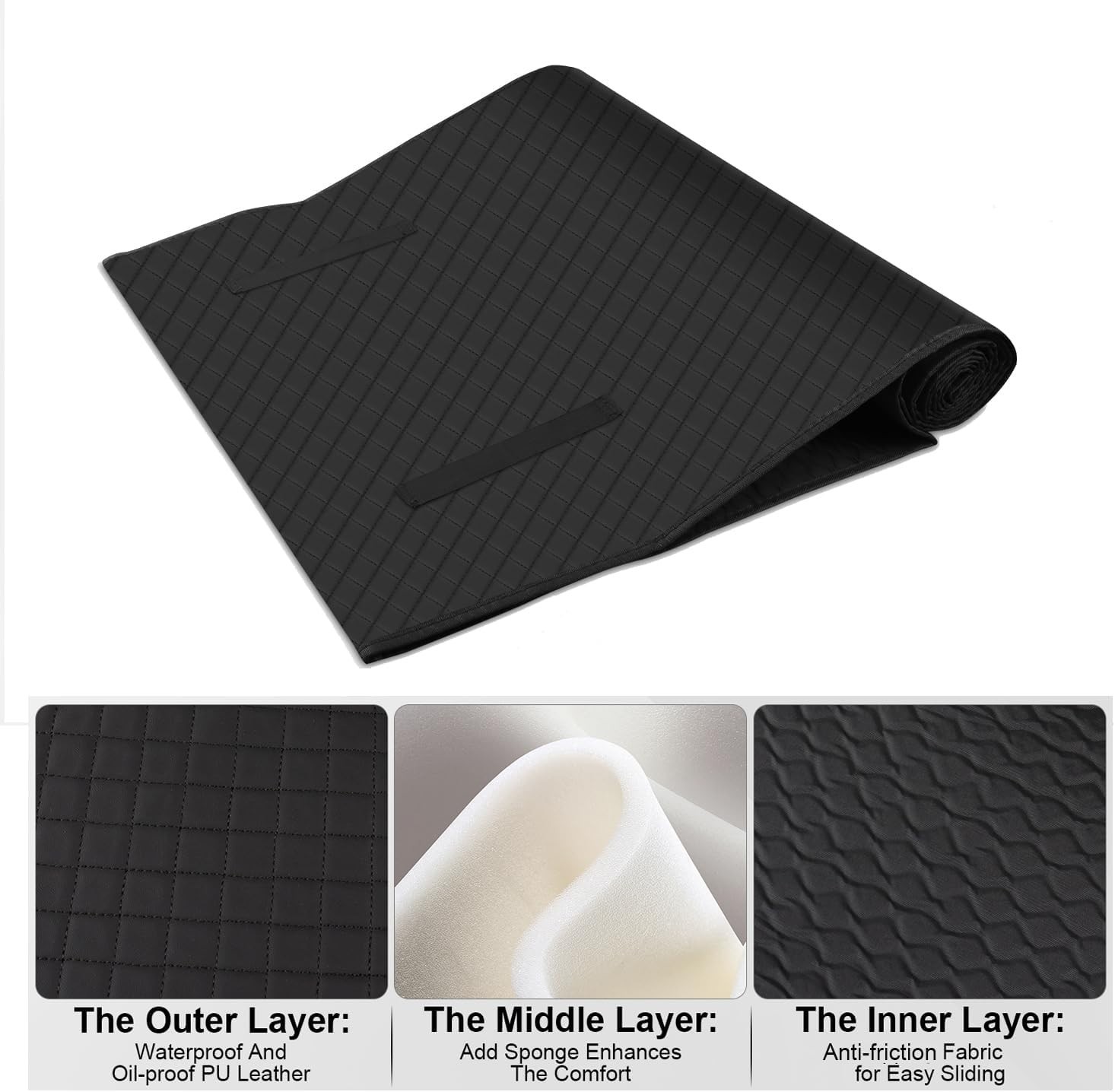 Magical Rolling Creeper Mat,Under Car Repair Mat, 60×28 Inch Portable Creeper