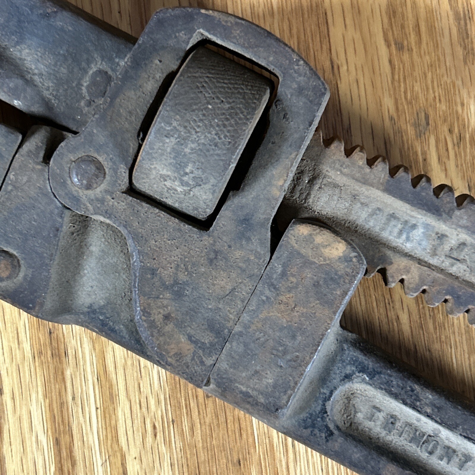 Antique Trimo Monkey Wrench 14″ Trimont MFG Co Roxbury Mass USA