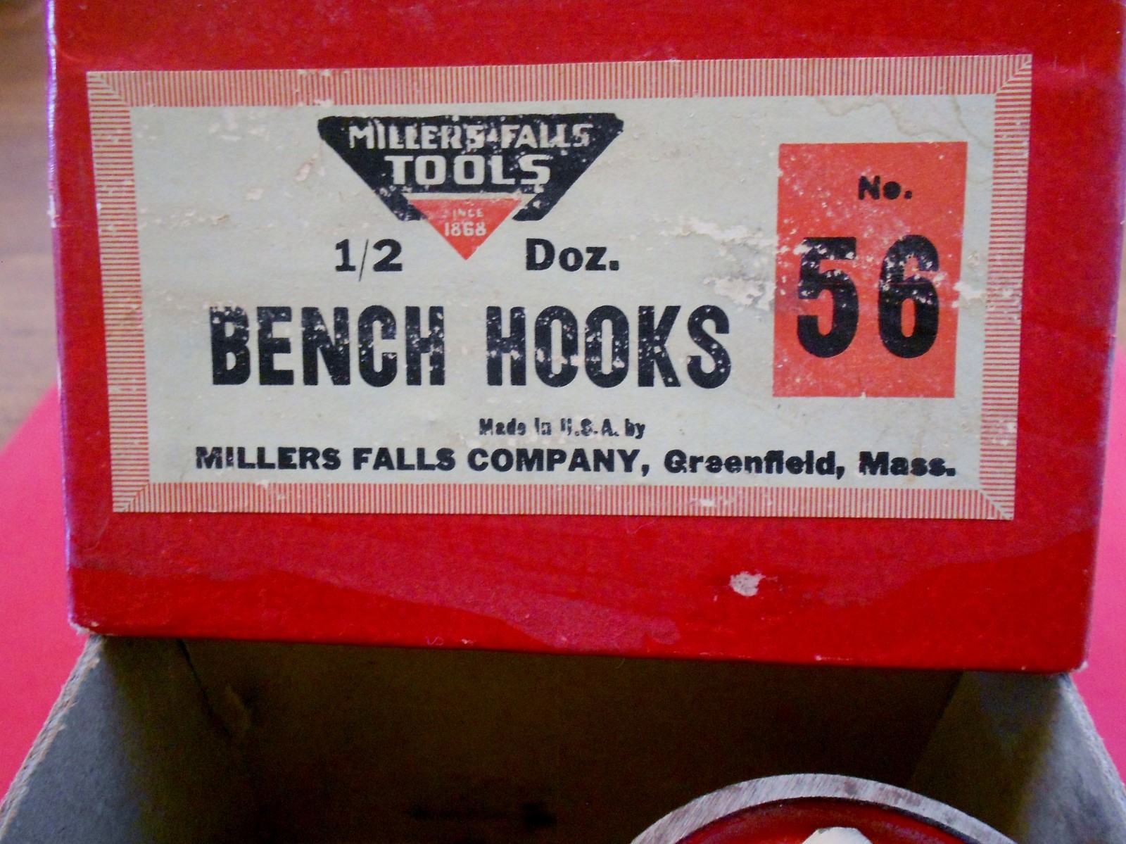 NOS LOT of 4 Vintage 1940’s Millers Falls No. 56 Original BENCH HOOK / Stop