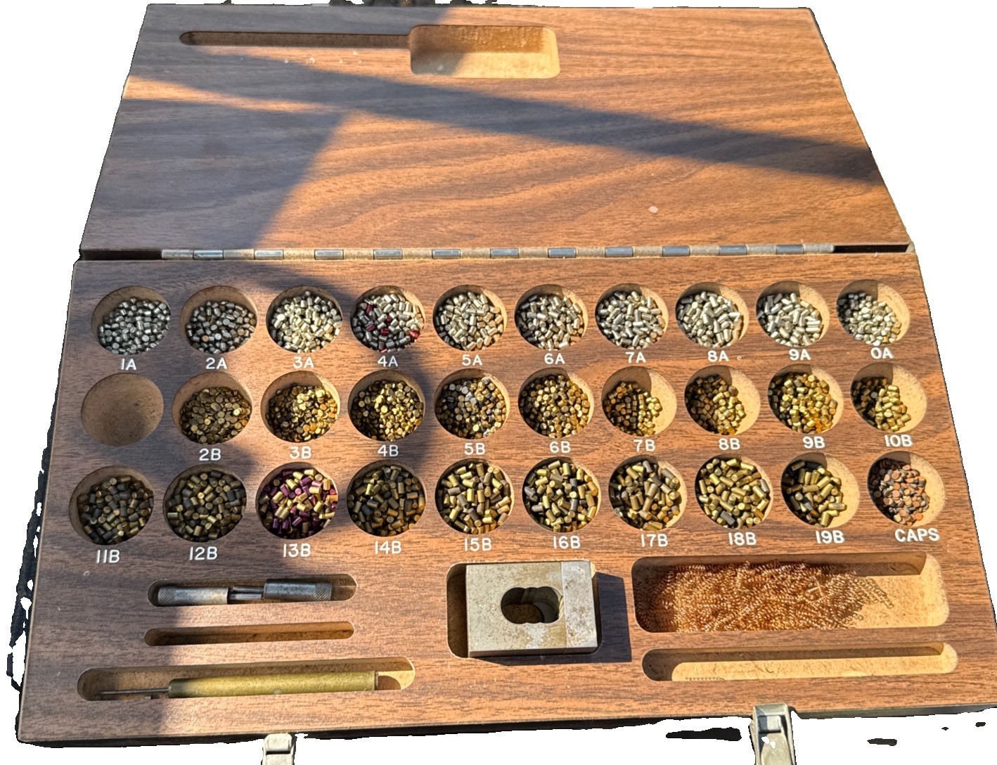 Vintage BEST Lock Corp Wooden SFIC Pinning Kit Box Interchangeable Core A2