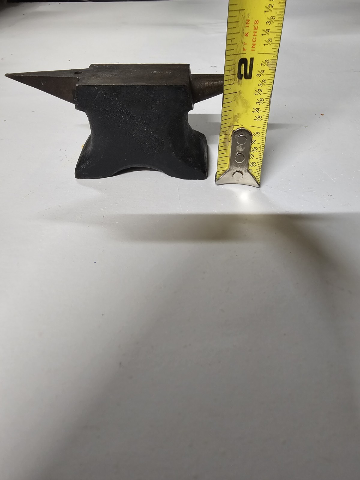 Vintage Mini Double Horn Steel Bench Anvil 14 oz Jeweler Watchmaker Decor Tool