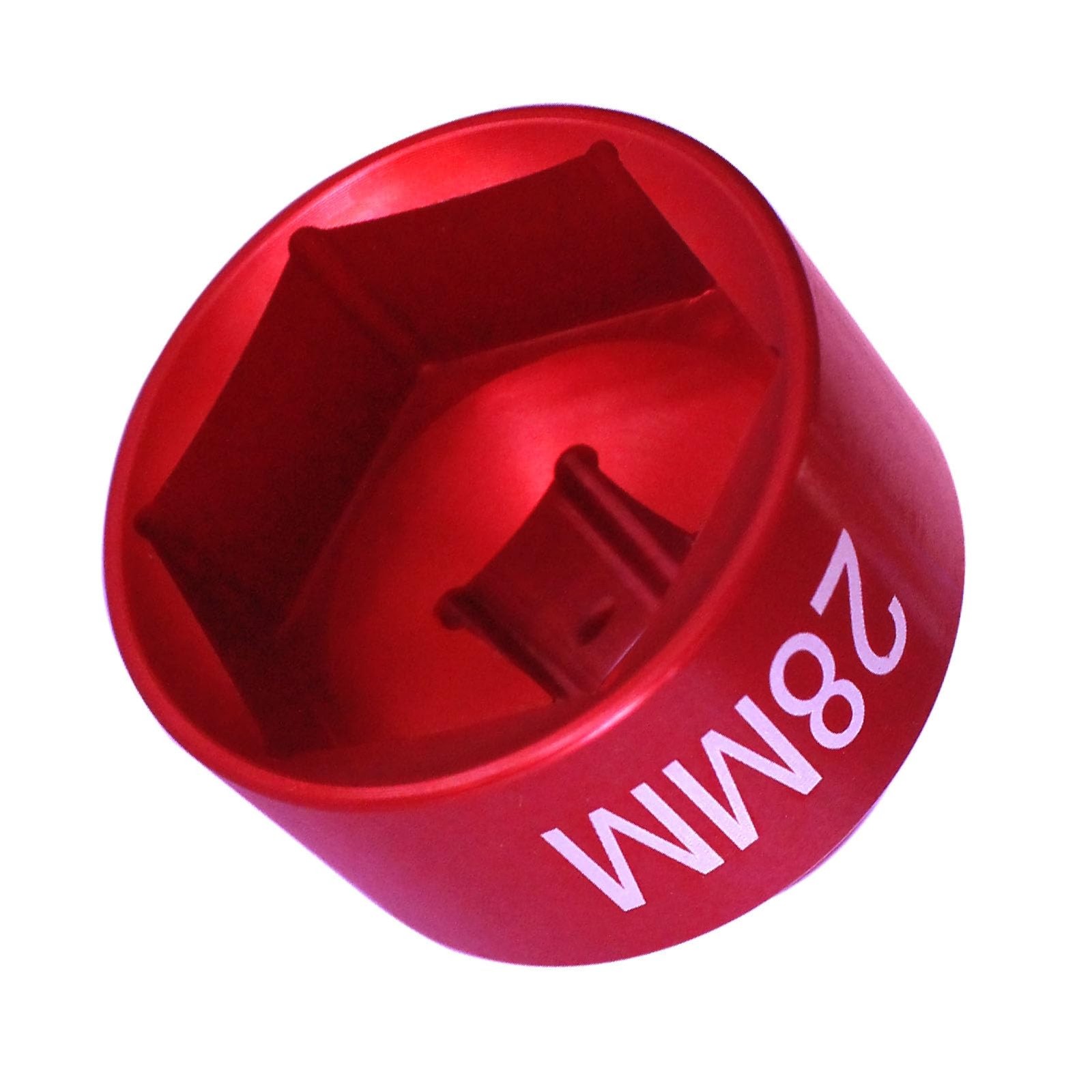 Felisbieti 28mm fuel filter Socket,Cummins tools 3/8″ Drive For 28mm, Red