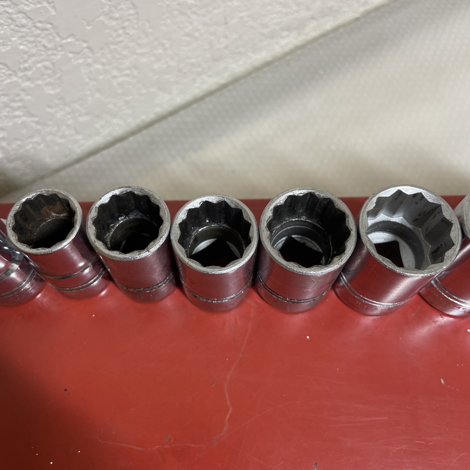 Vintage Williams 1/2 Drive Socket Set 16 pc 490725 **AS IS**Used**