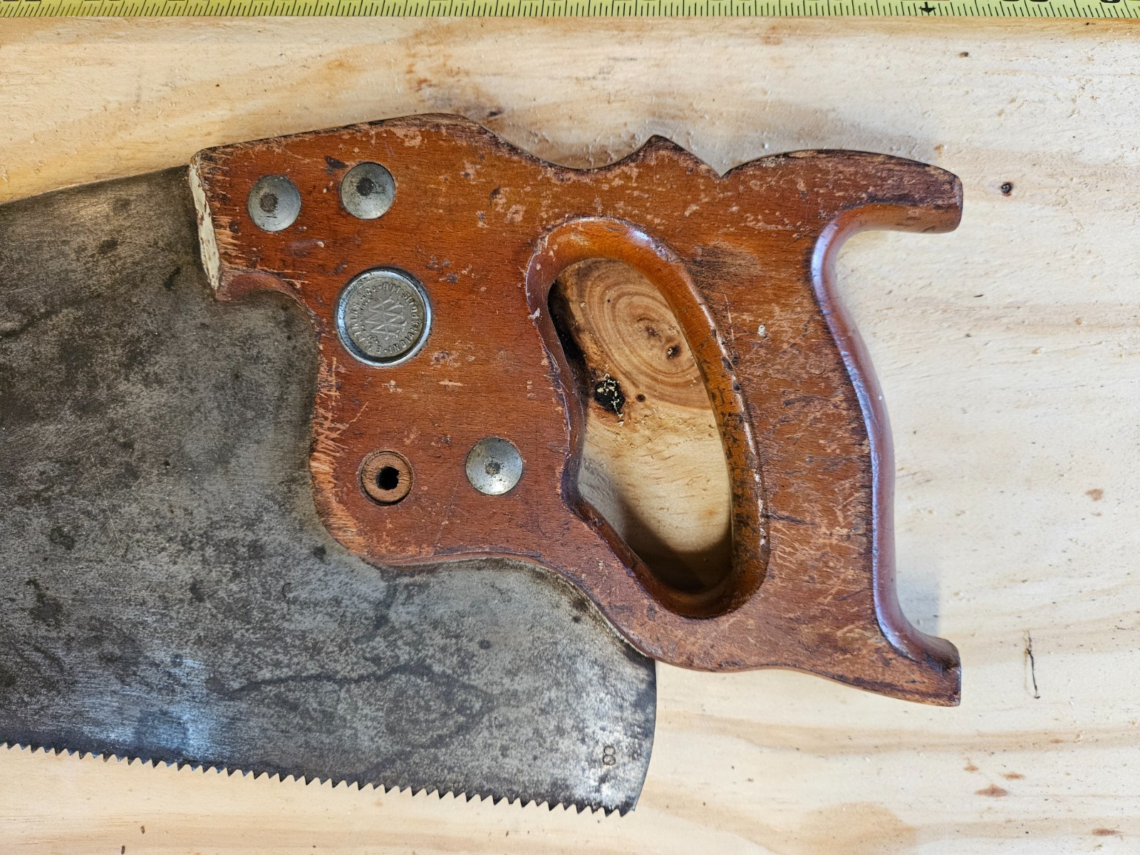 VINTAGE HAND SAWS 1940’S – 1950’S – SET OF 3 DIFFERENT SAWS