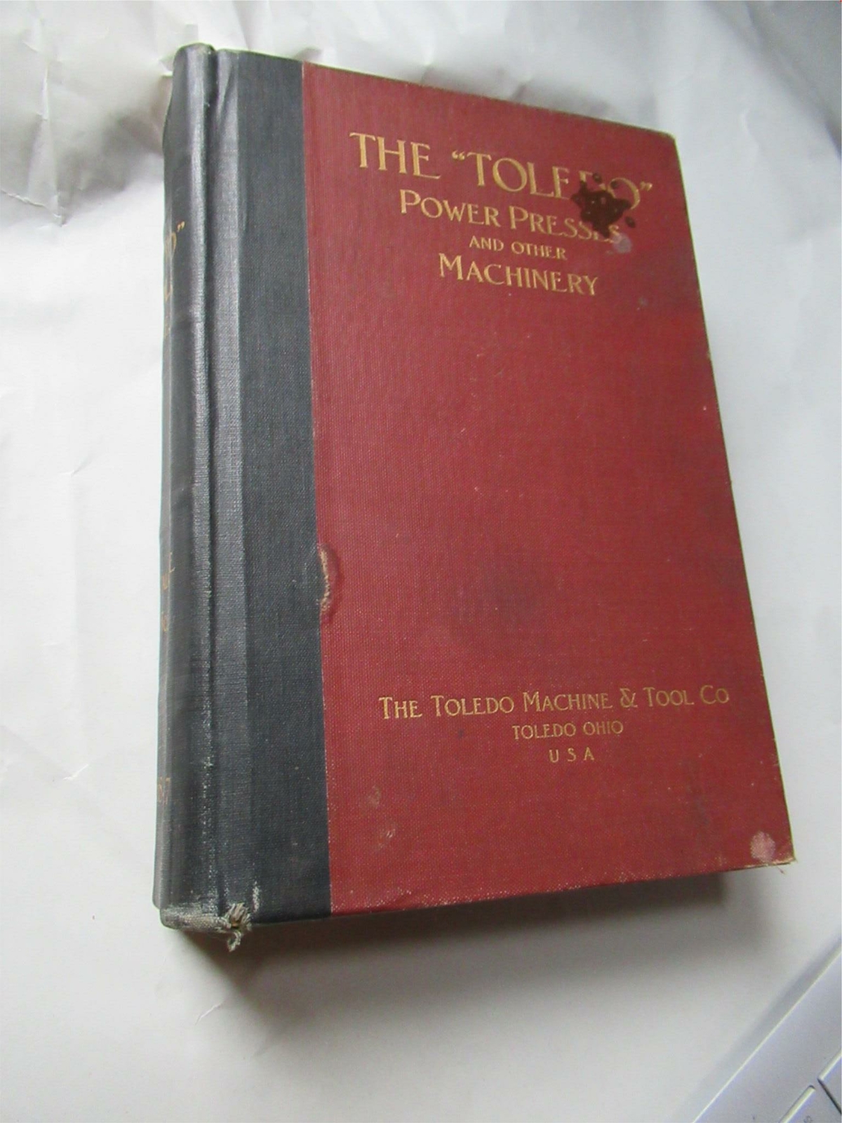 Toledo Machine & Tool Catalogue Catalog 11 1888-1917 Antique Presses Machinery