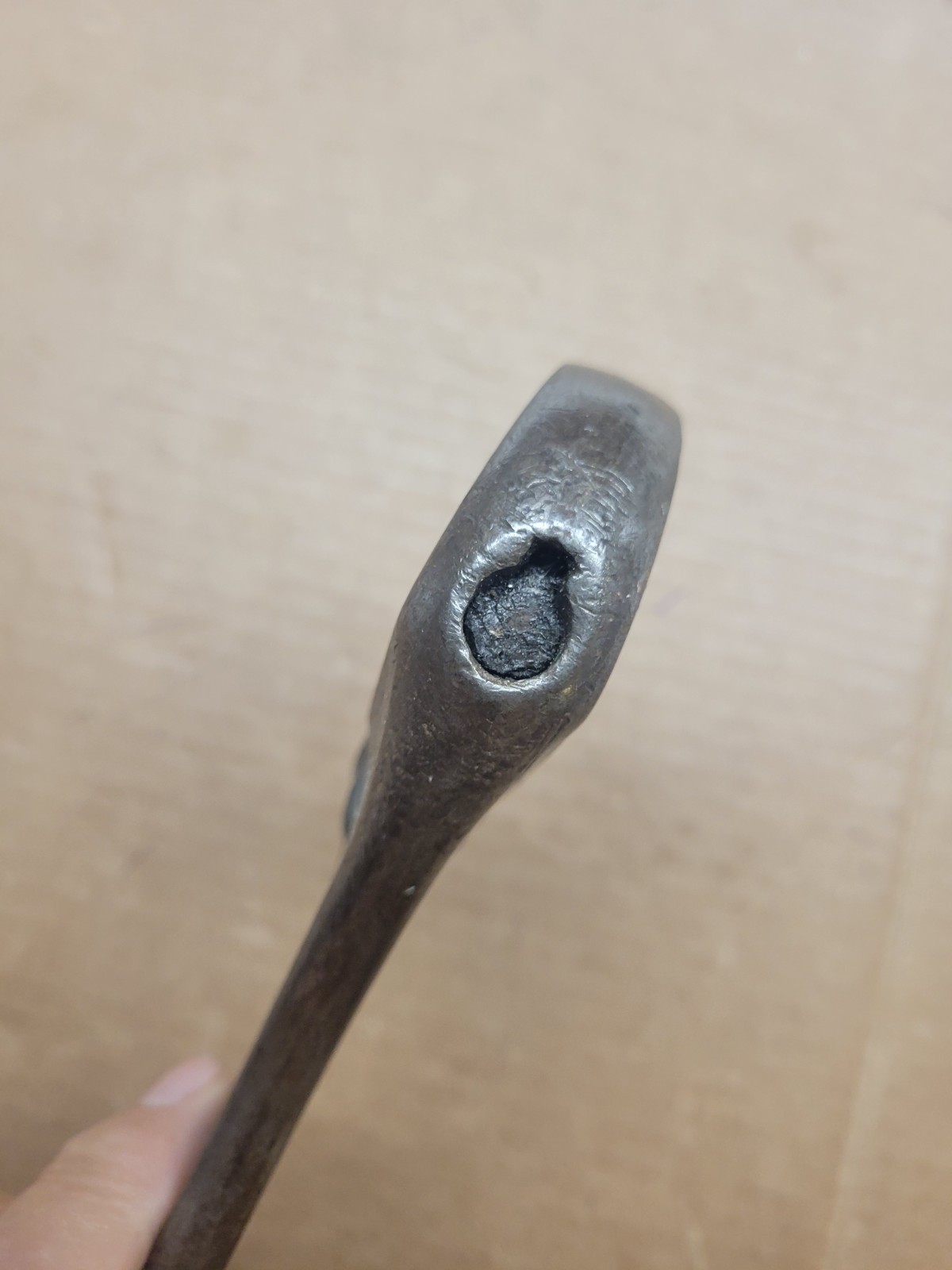 VINTAGE DIAMOND CALK HORSESHOE CO. 12″ Adjustable Crescent Wrench Black FAT Head