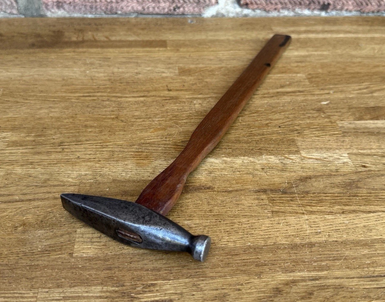 Vintage Unusual Cross Pein Jewellers Hammer Watchmakers Silversmith Old Tool