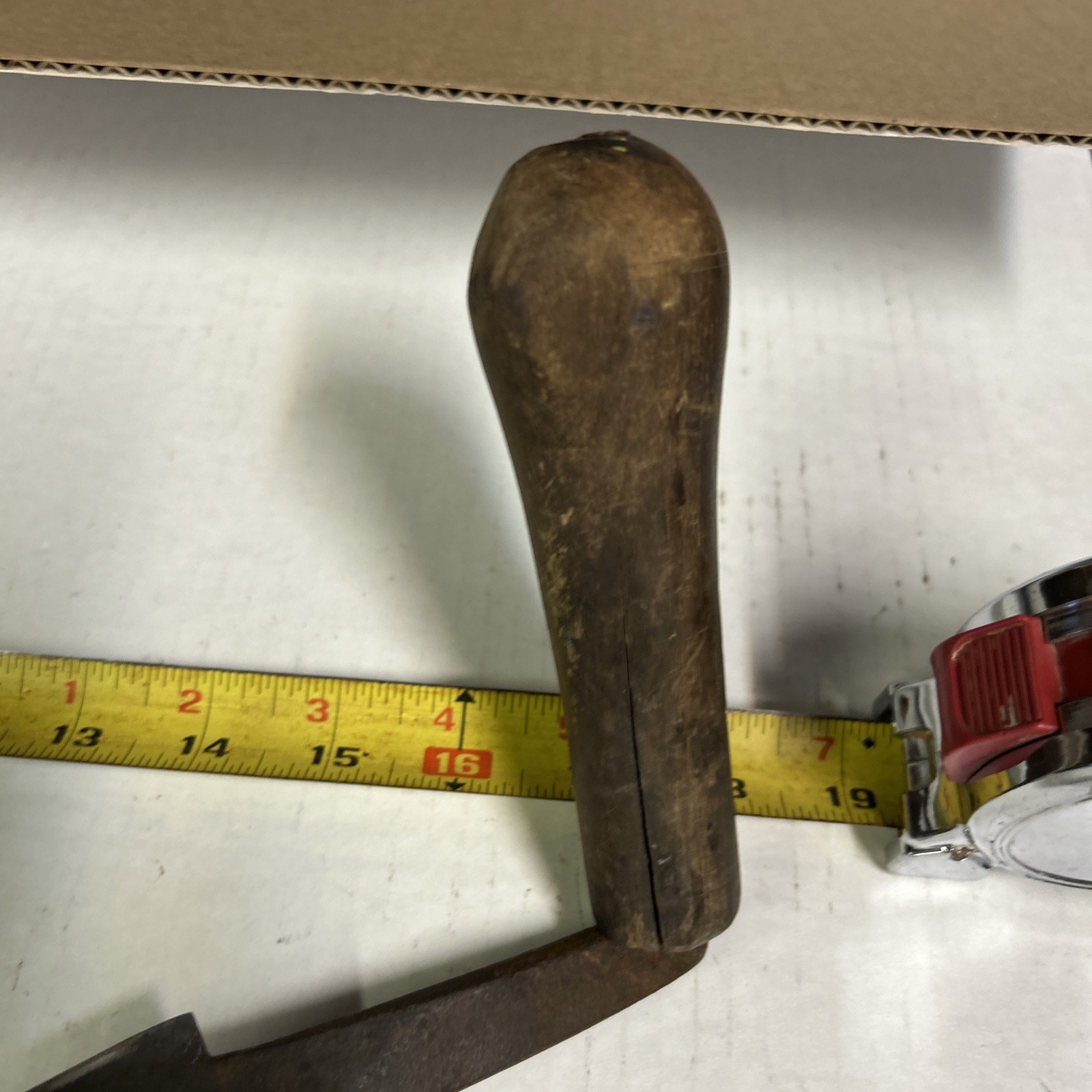 Vintage F L WILLIAMS 9” Blade Draw Knife 171/2 Overall Length Philada