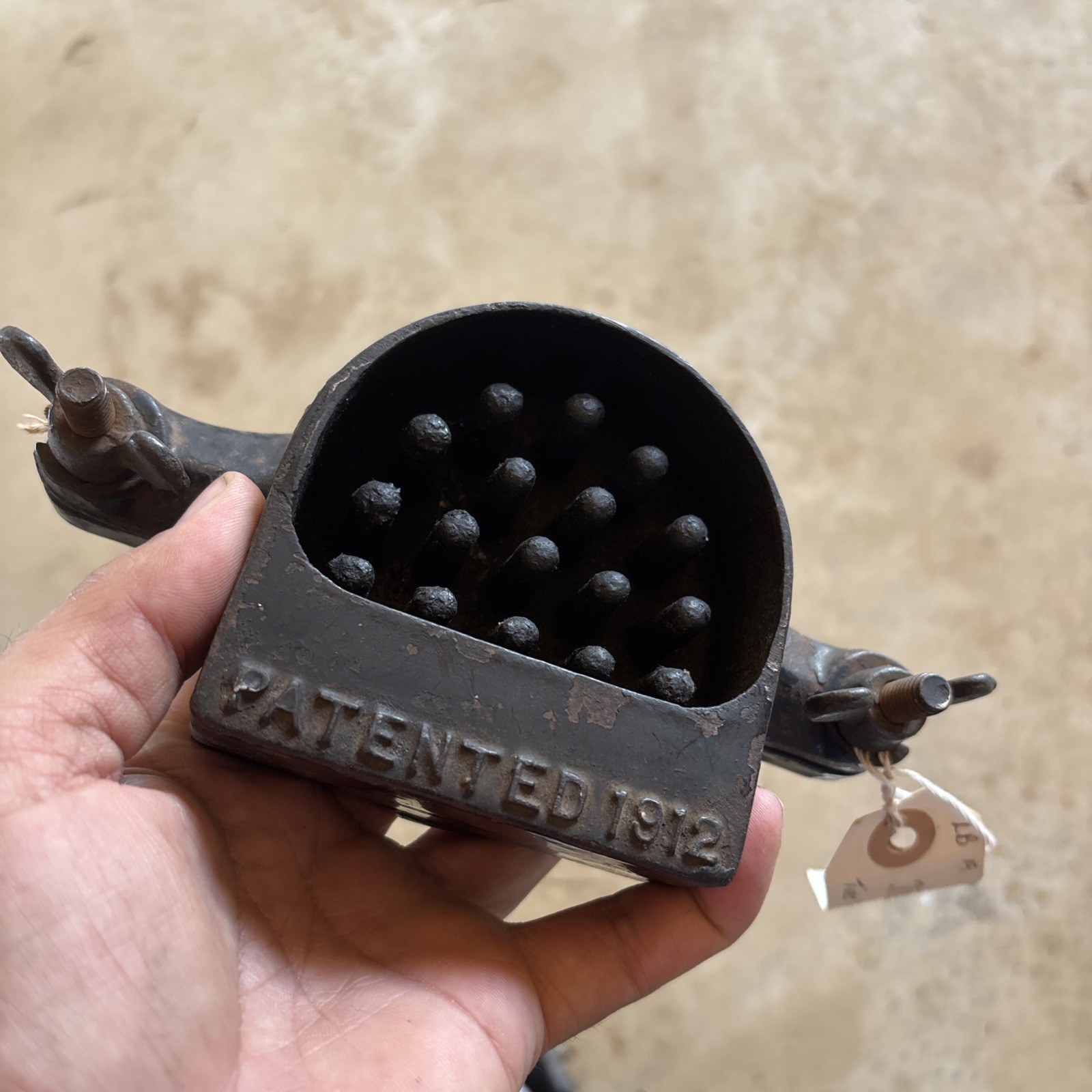 Vintage Adamson Mfg Co Tire Repair Vulcanizer Cast iron Ohio 1912 E. Palestine 0