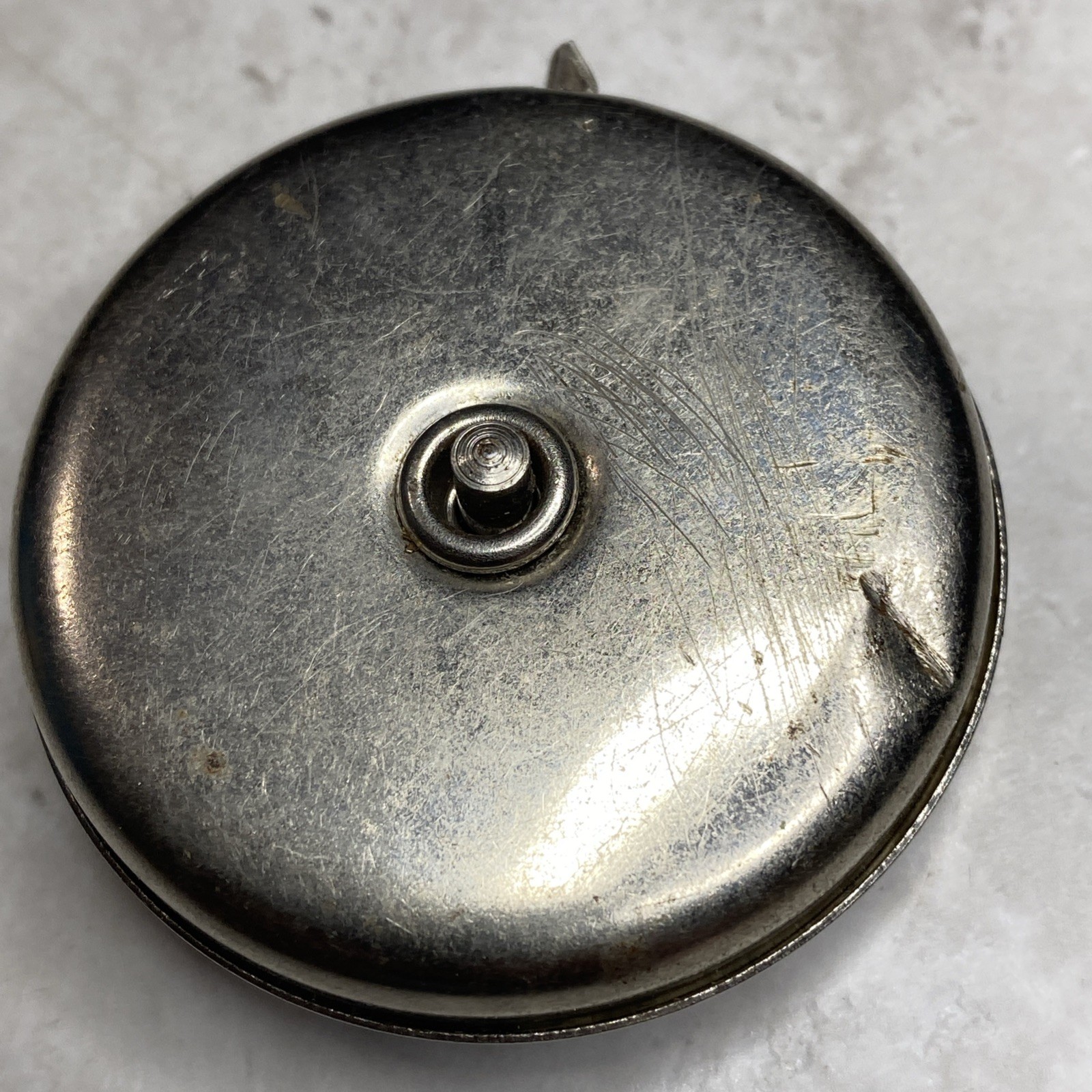 1930’s Vtg Walsco Mechanics Pal 6 Feet Metal Retractable Tape Measure USA Made
