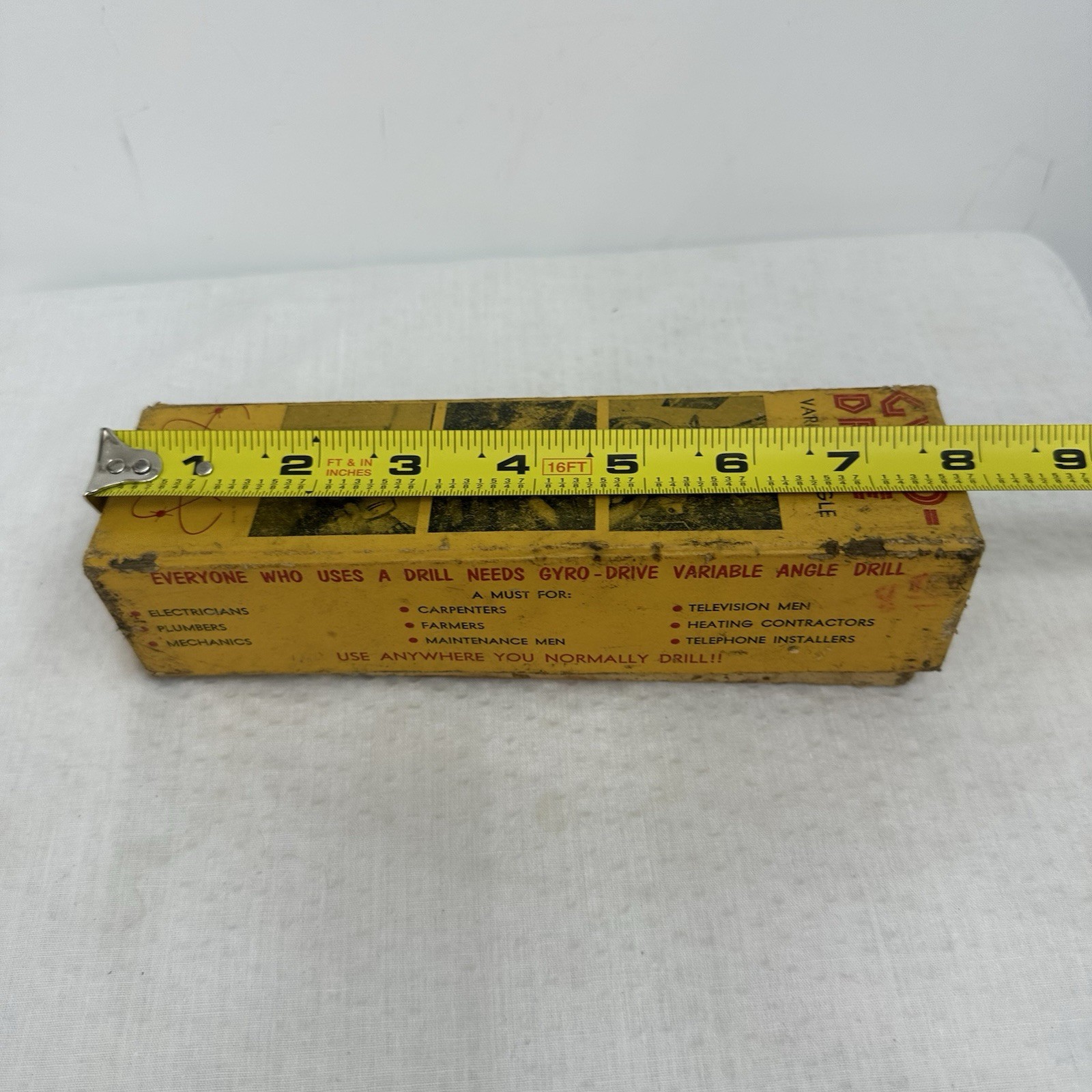RARE Gyro Drive Tool Model 101 Glenwood Minn PAT PEND Vintage tool Angle Driver