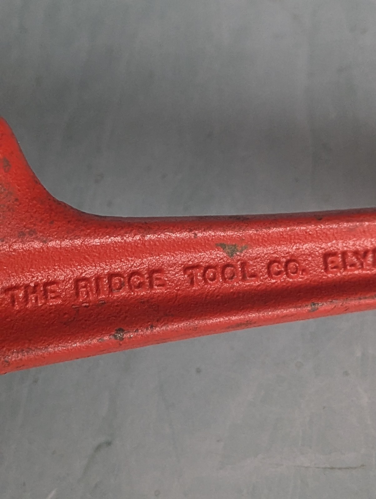 RIDGID E-110 Vintage Offset Hex Nut Pipe Wrench – Smooth Jaw – Elyria, OH, USA