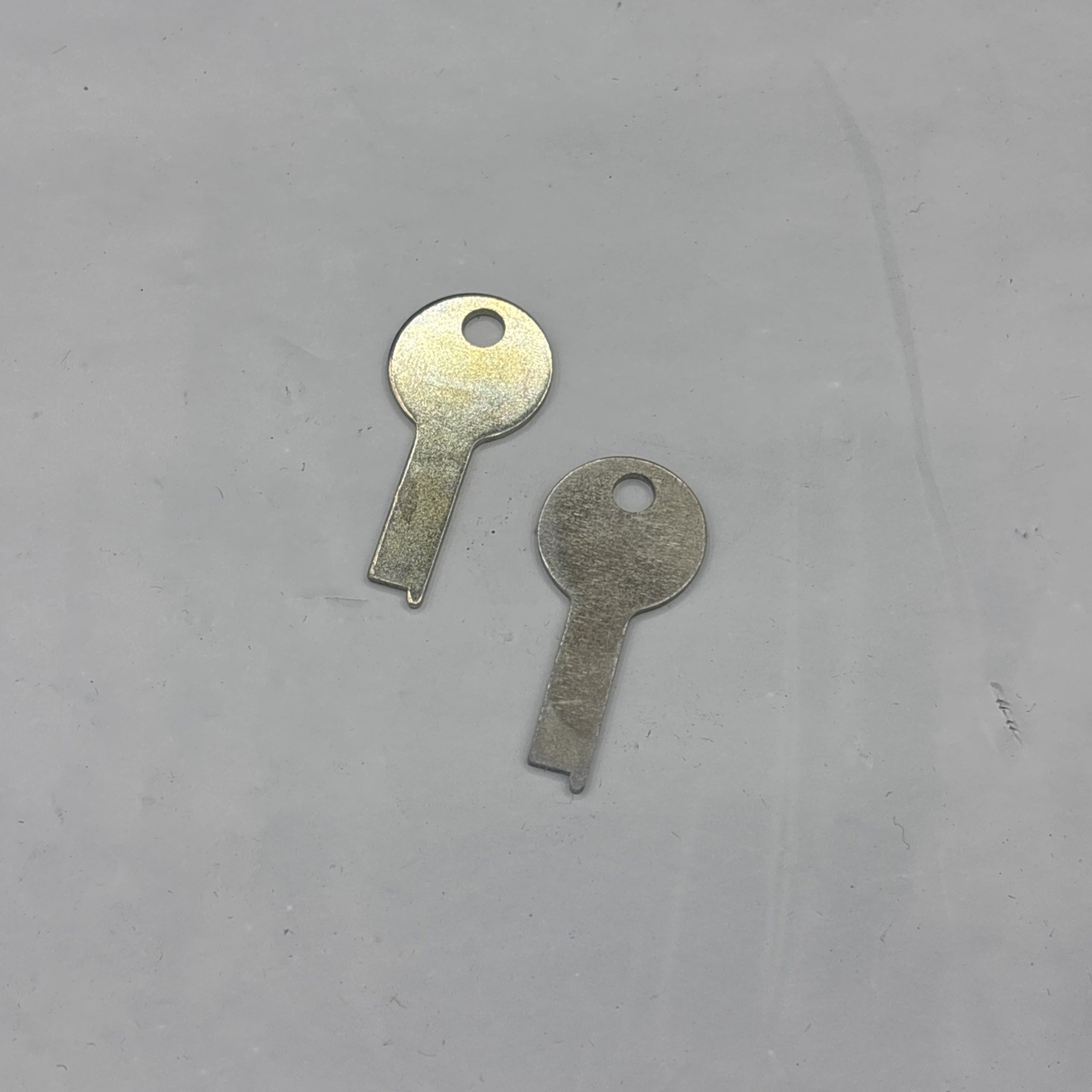 Flat Key Lock Chest Suitcase Eagle Lock Co. Lot Of 2