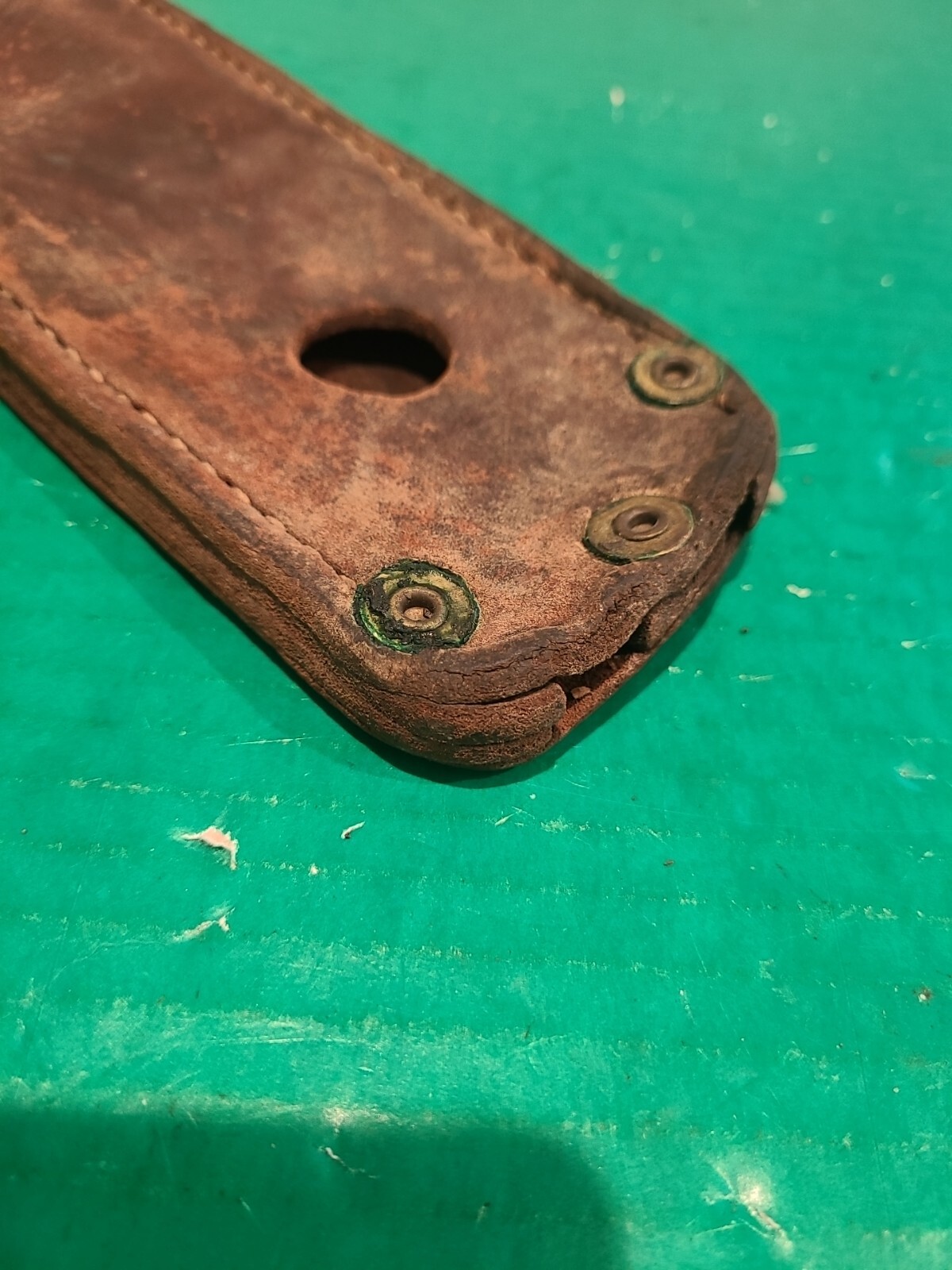 Vintage Leather Hand Saw 6200 Sheath Heavy Duty Saw Holder Buckingham Co. NY