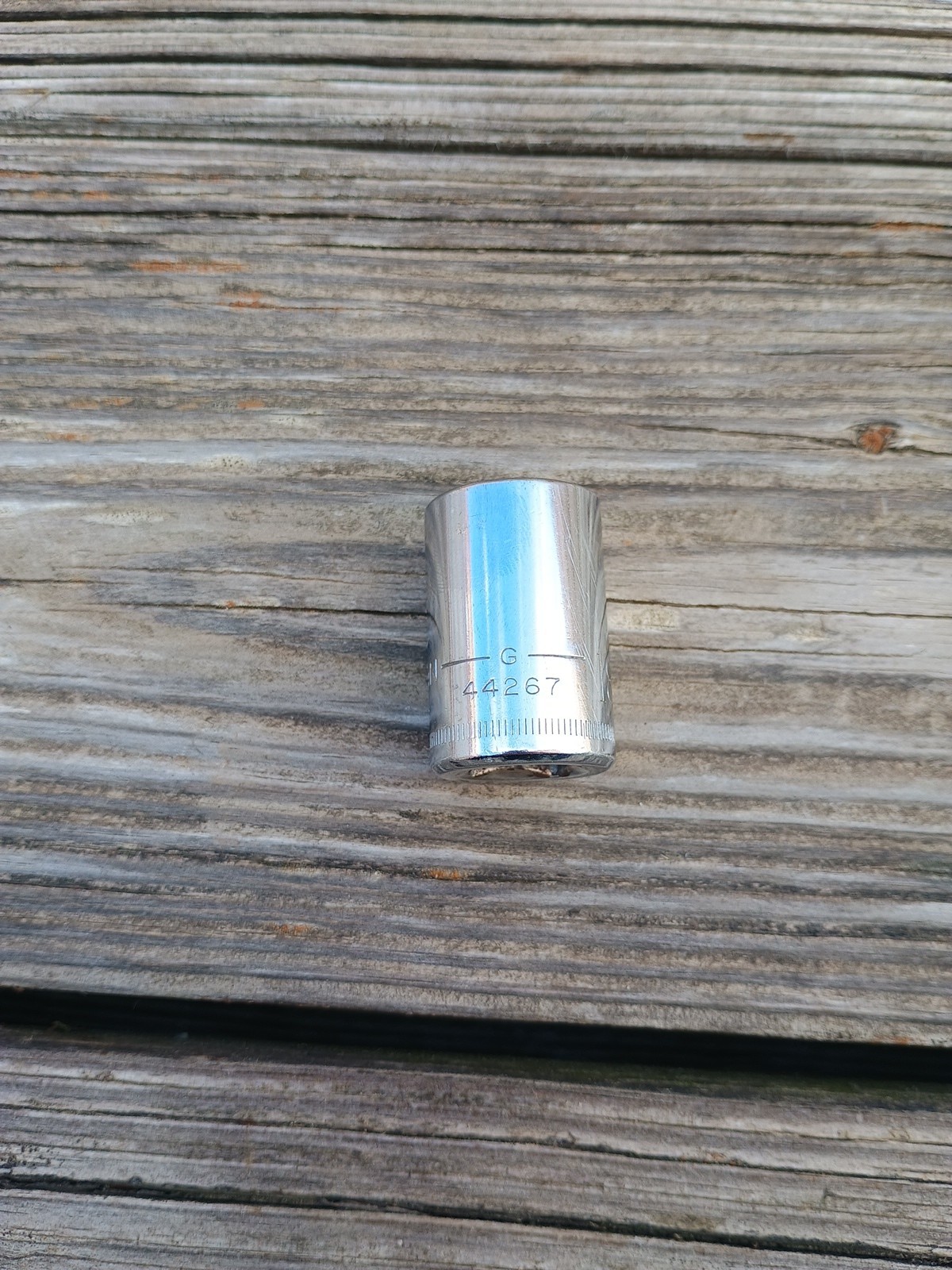Vintage Craftsman 18mm 12 Point Shallow Socket 1/2″ Drive G 44267 USA