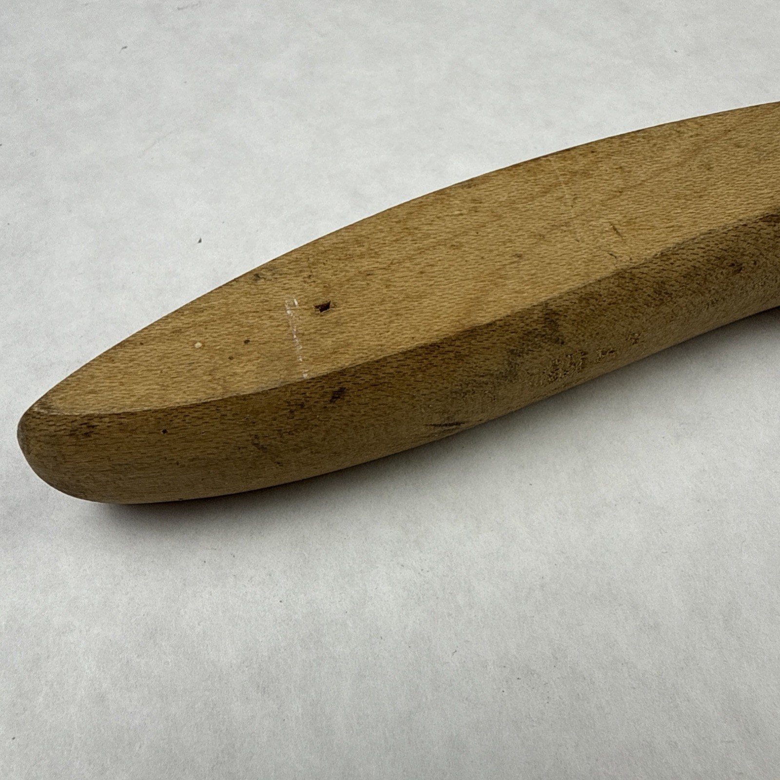 Vintage Schaefer 12” Natural Fiber Duster Brush Wood Handle USA Farmhouse Decor