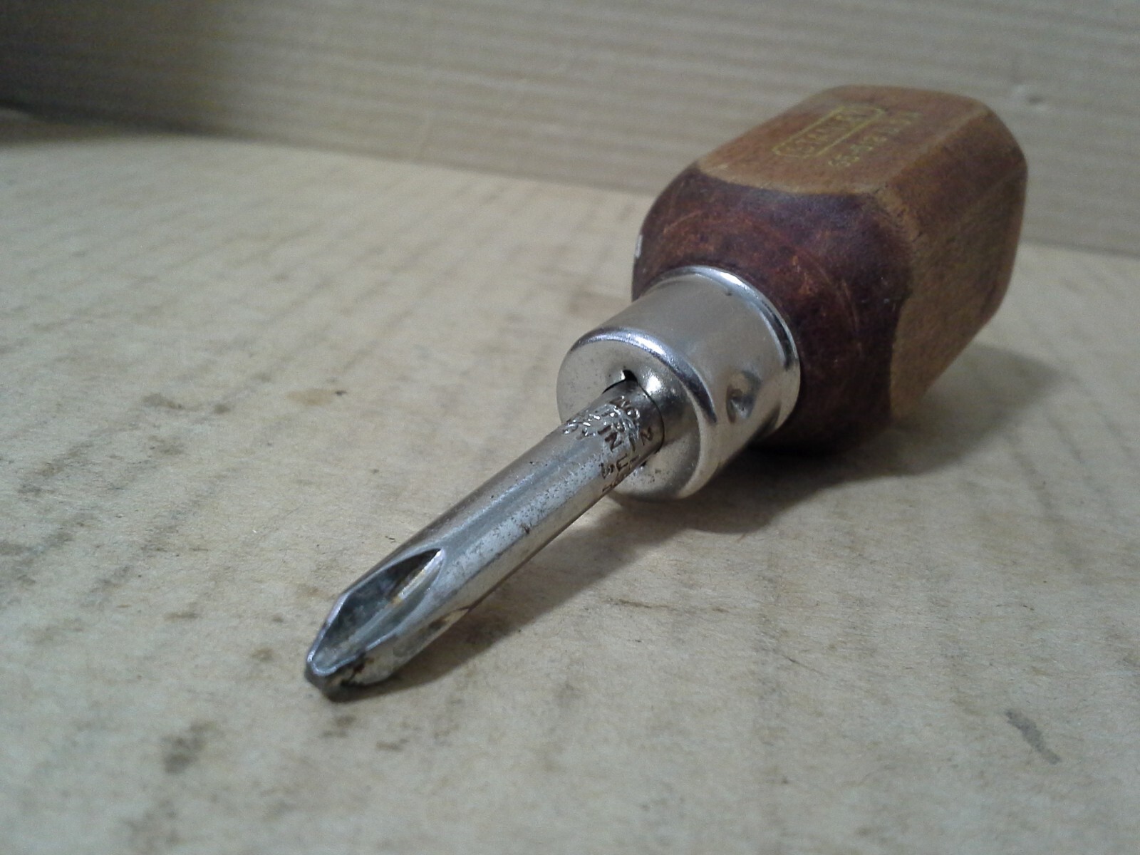 Vintage. Stanley 65-512 No.2 Alloy Steel Wood Handle Phillips Screwdriver. VGC