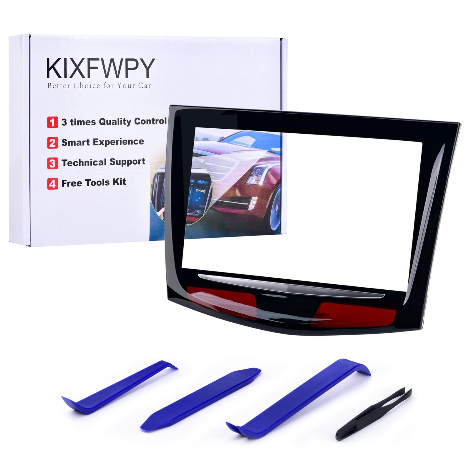 Gel-free CUE Touch Screen Display for 2013 2014 2015 2016 2017 2018-2020 Cadi…