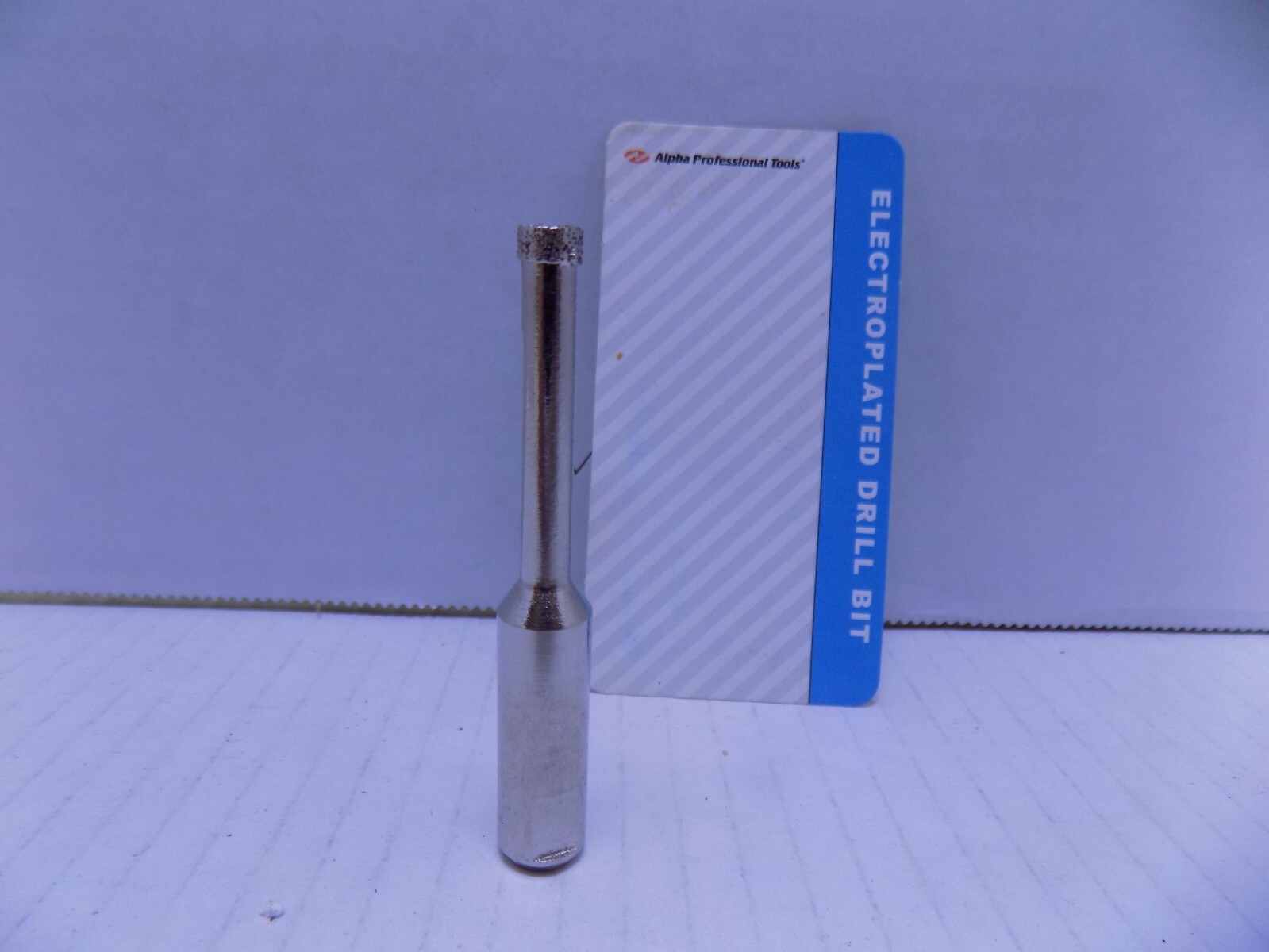 I/4″ ELECTROPLATED DRILL BIT BY ALPHA NEW (FOR GLASS)