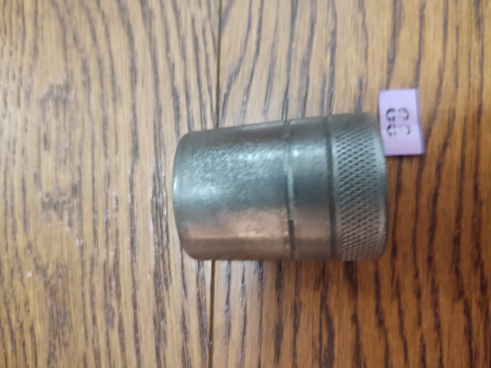 Vintage Chrome Alloy S-K 7/8″ X 1/2″ Socket Ratchet Brazil Knurled Base Rare