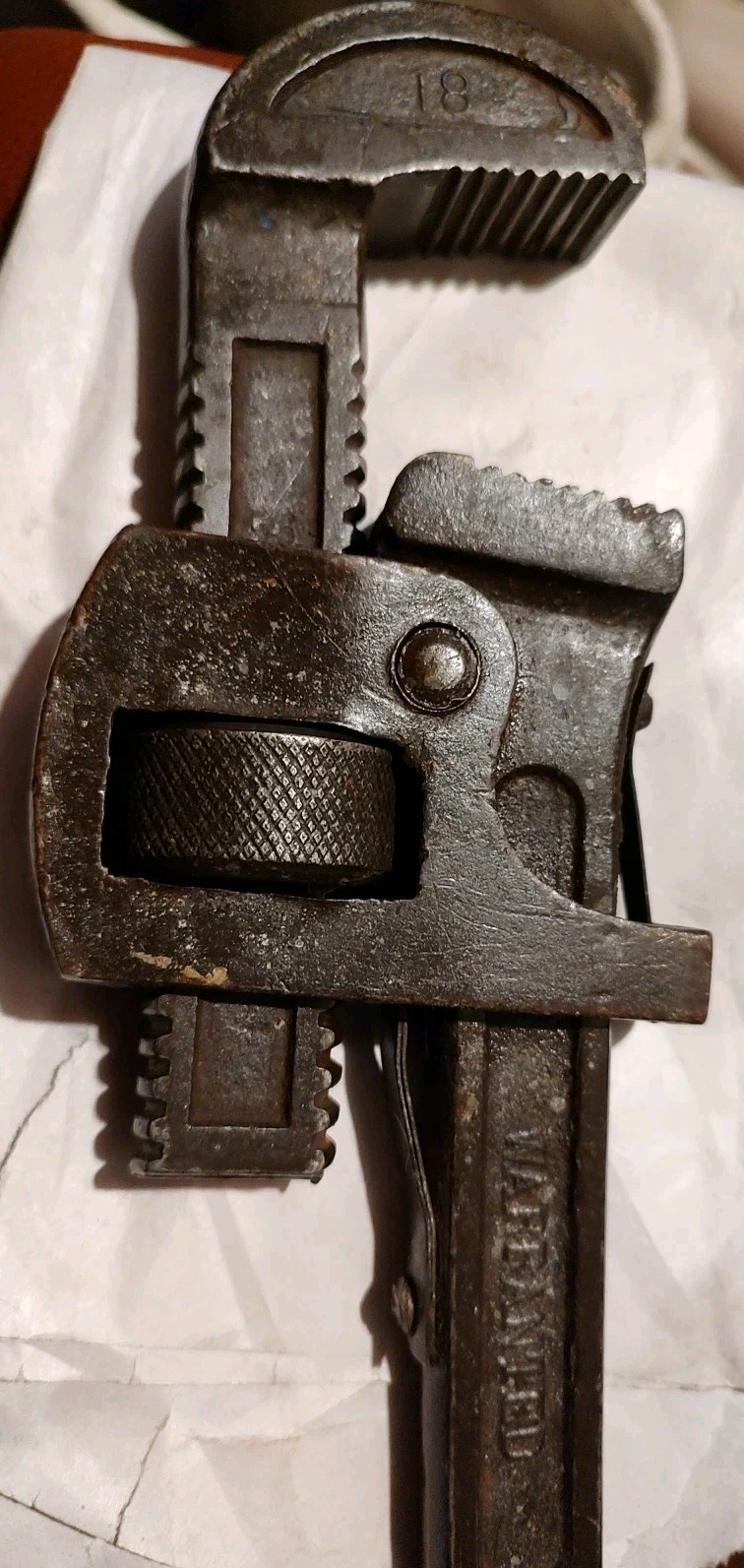 Vintage Stillson Walworth 18″ Pipe Wrench Adjustable Heavy Duty