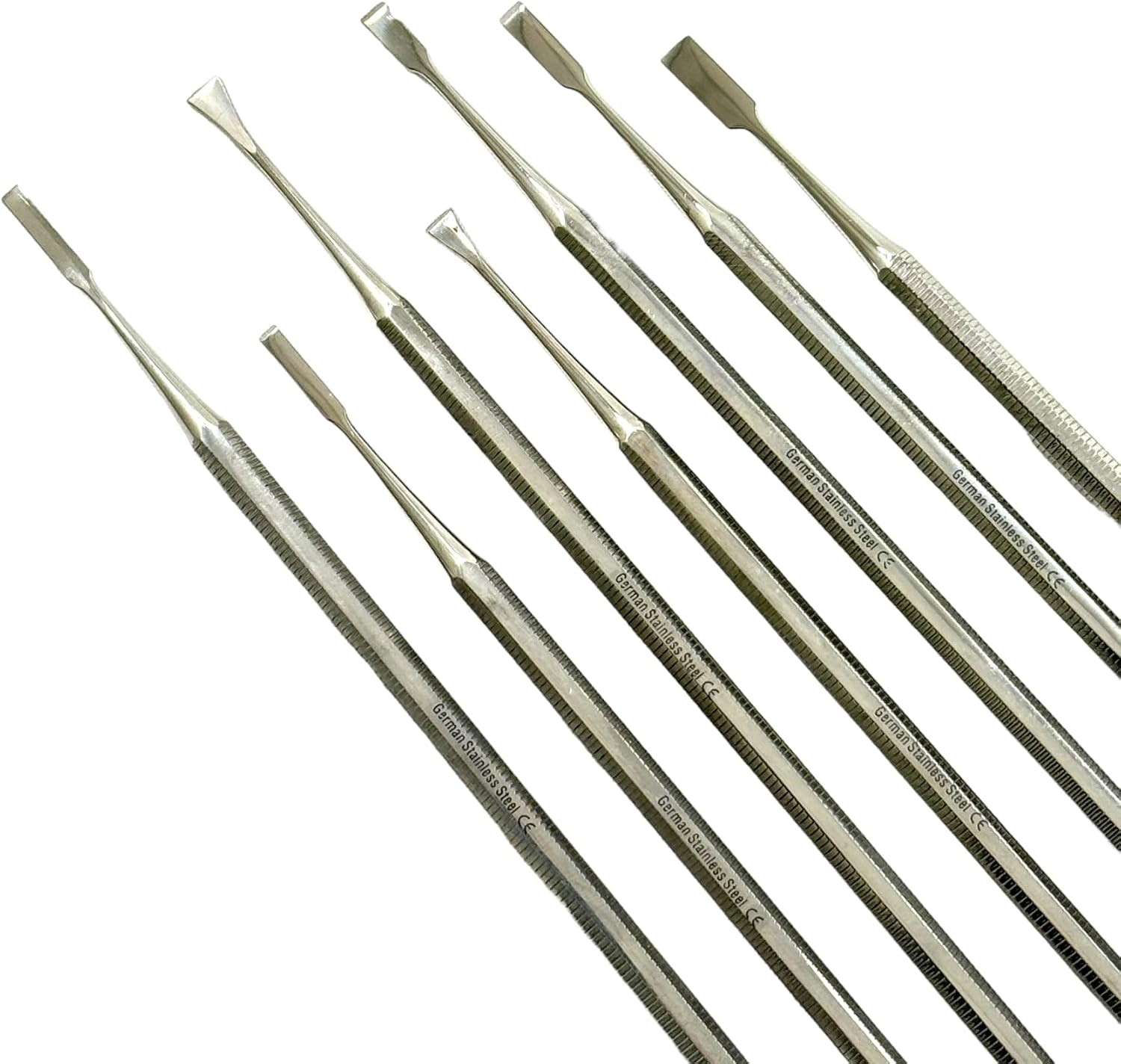 7 Pack Precision Mini Chisel Carving Tools for Detailed Small Crafts Such as Woo