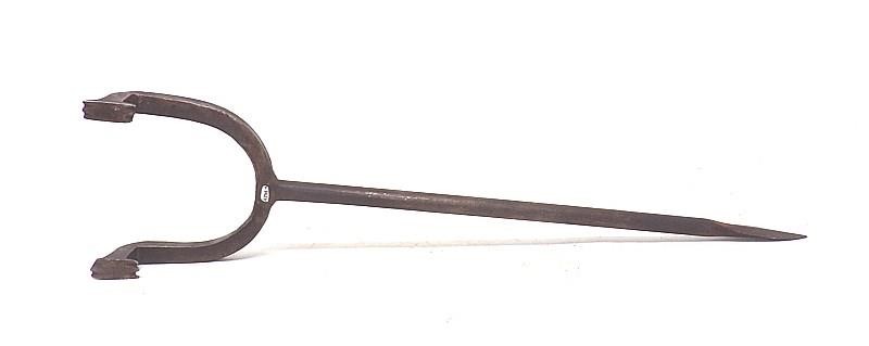 BLACKSMITH-MADE COOPER’S FLAGGING TOOL -20 1/2″ L. -FROM SET COOPER’S TOOLS (B