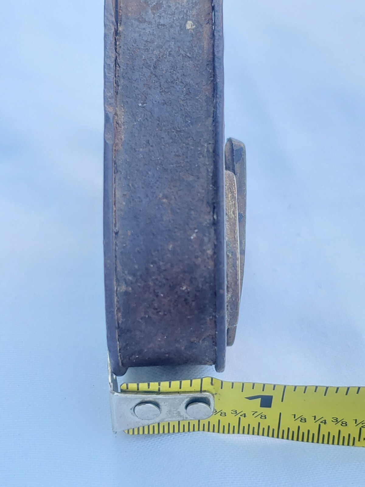 Antique Davenport Mallory Co D.M. Iron Body Shackle Bronze Keyhole Cover ♡ Lock