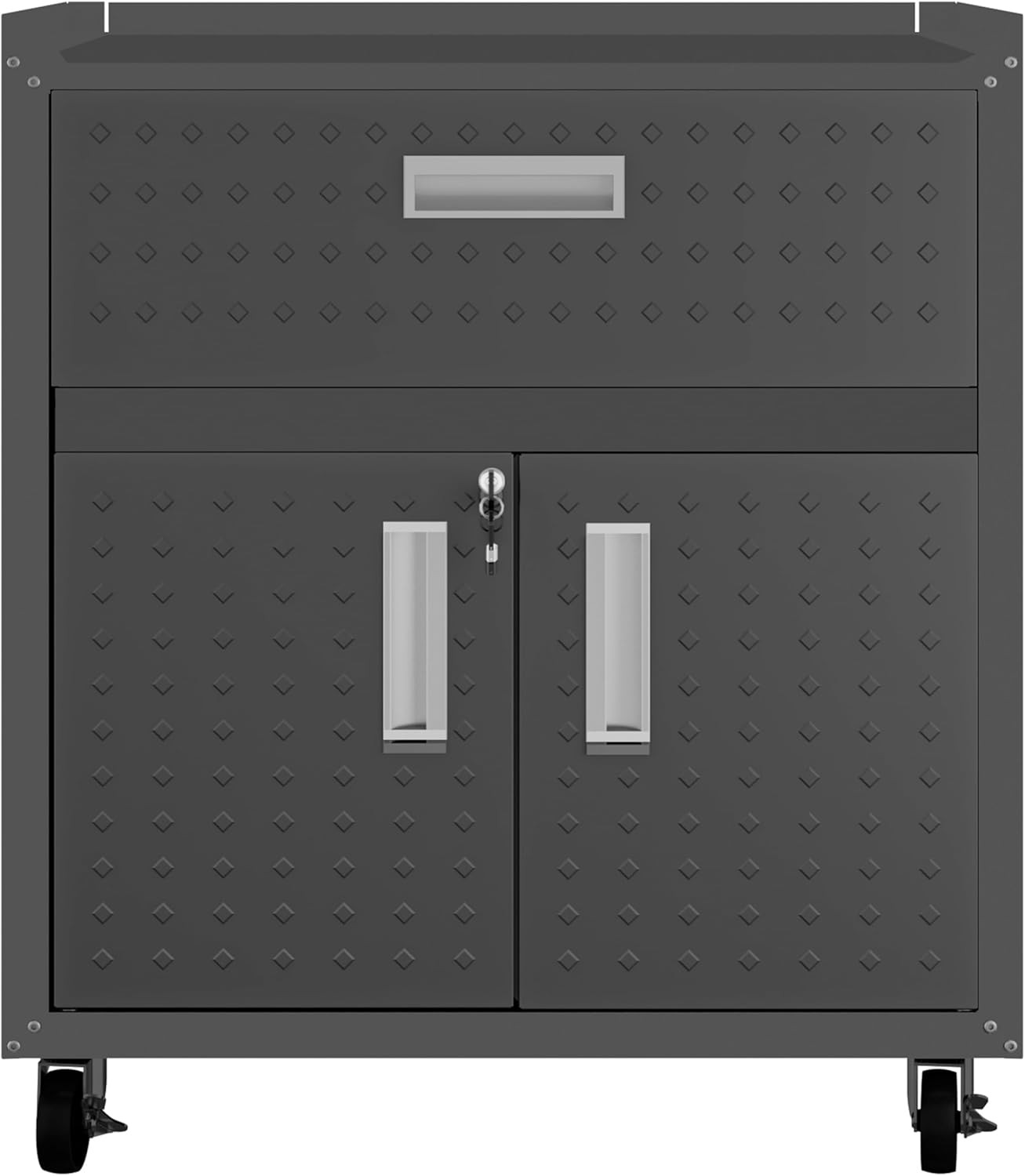 Stylish Charcoal Gray Fortress Storage Units for Organized Living