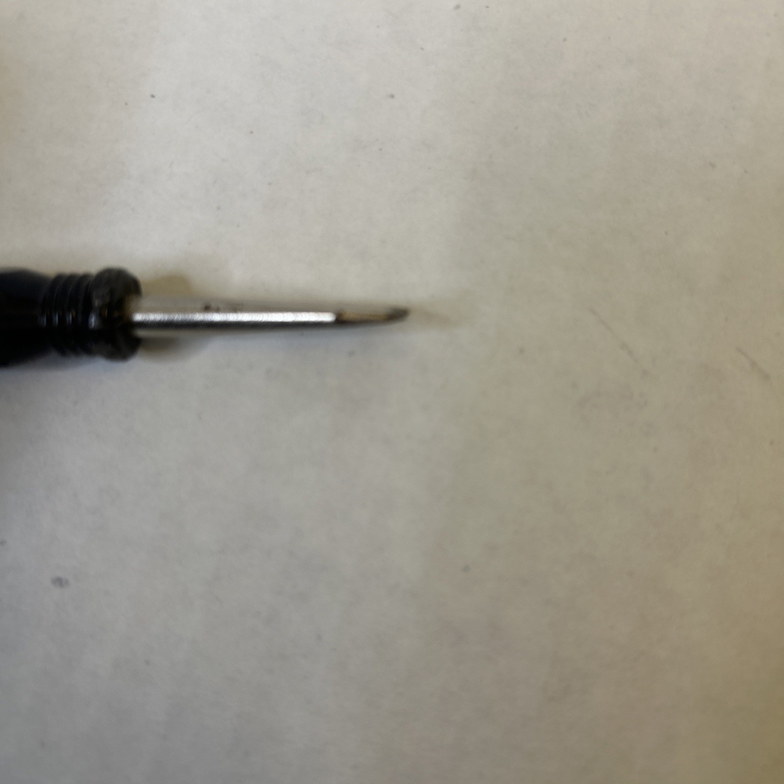 Vintage Mini Screwdriver Made In Hong Kong Black Handle