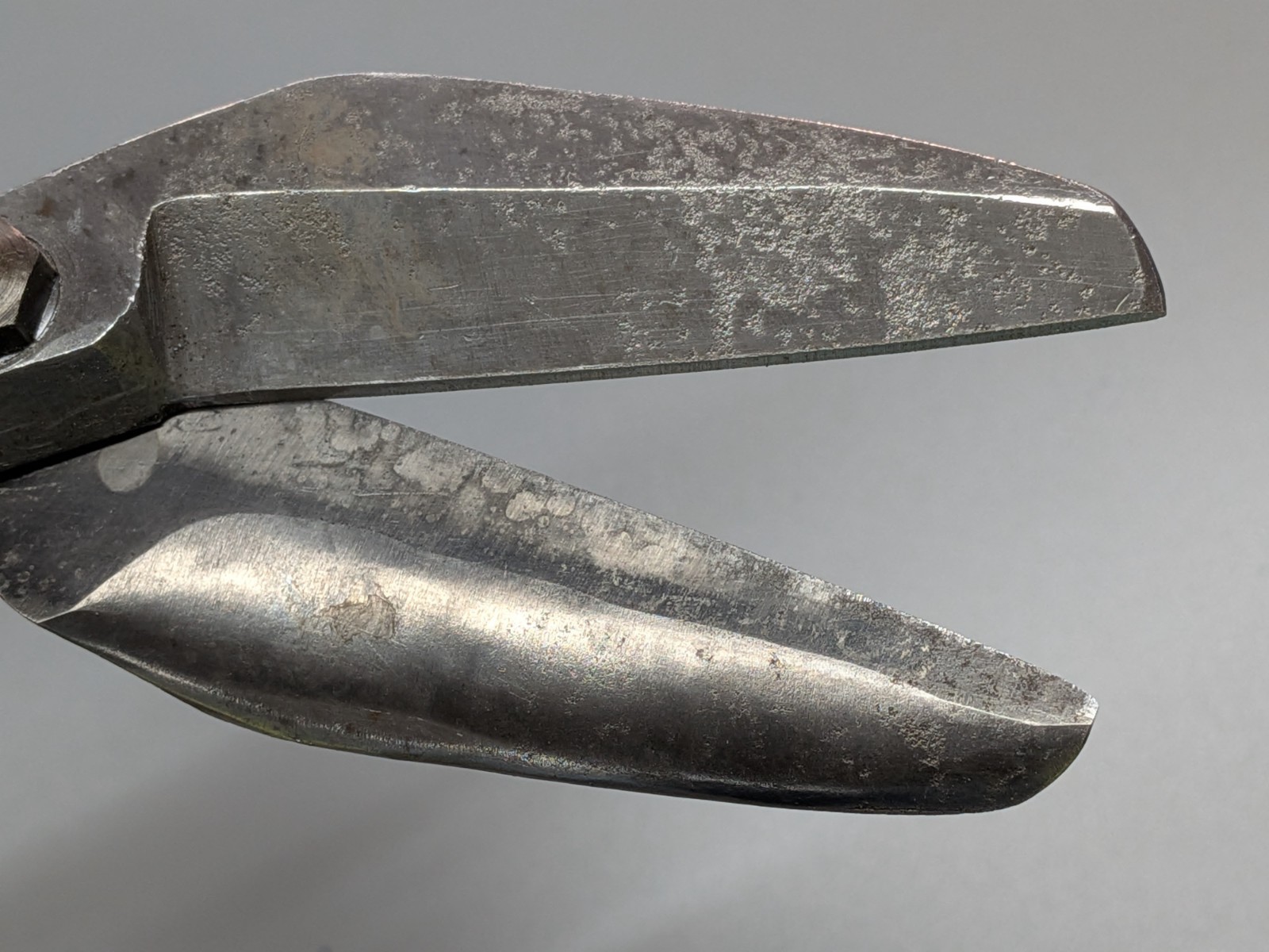 RARE 14″ Henkel Co. Fremont OH Tin Snips-DROP FORGED Cursive Logo XL Heavy Duty