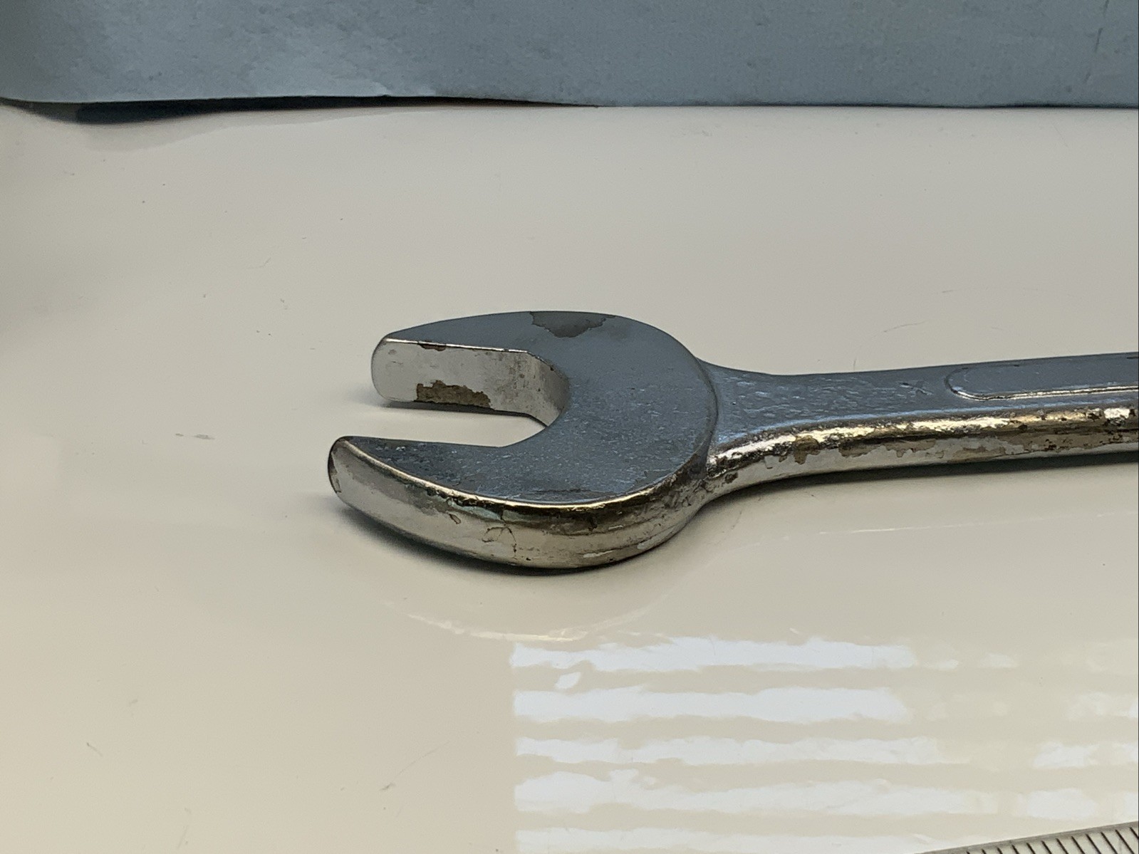 POWR-KRAFT (Montgomery Ward) 1in. X 15/16in. Open End Wrench
