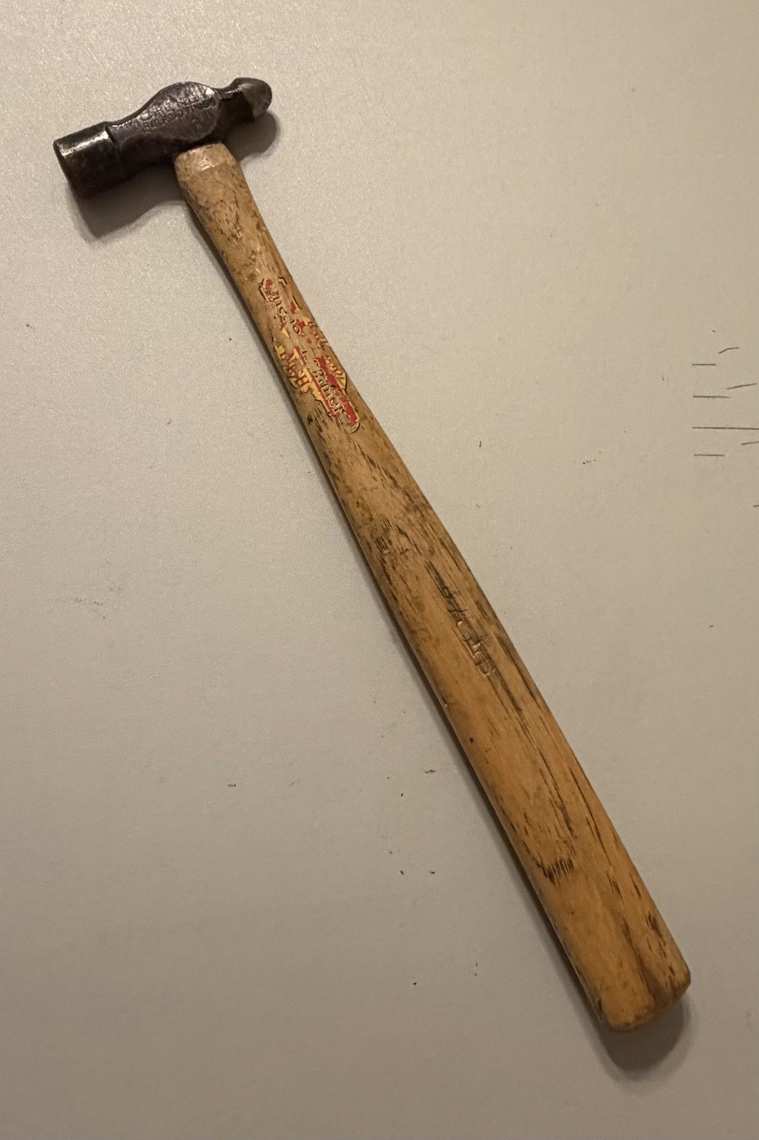 VTG.- Cheney-Railroad Finish-Ball Peen Hammer-4 oz-Little Falls, NY-Gunsmith