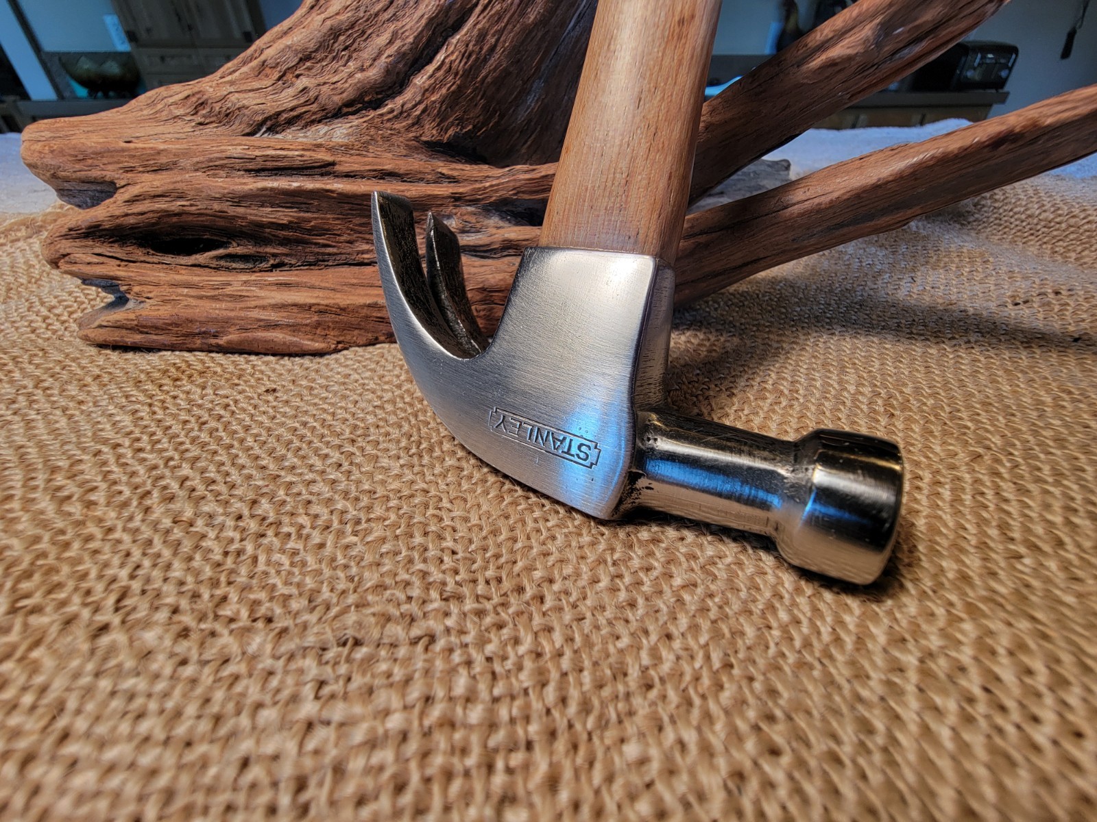 Small antique Stanley Claw Hammer 7oz Excellent