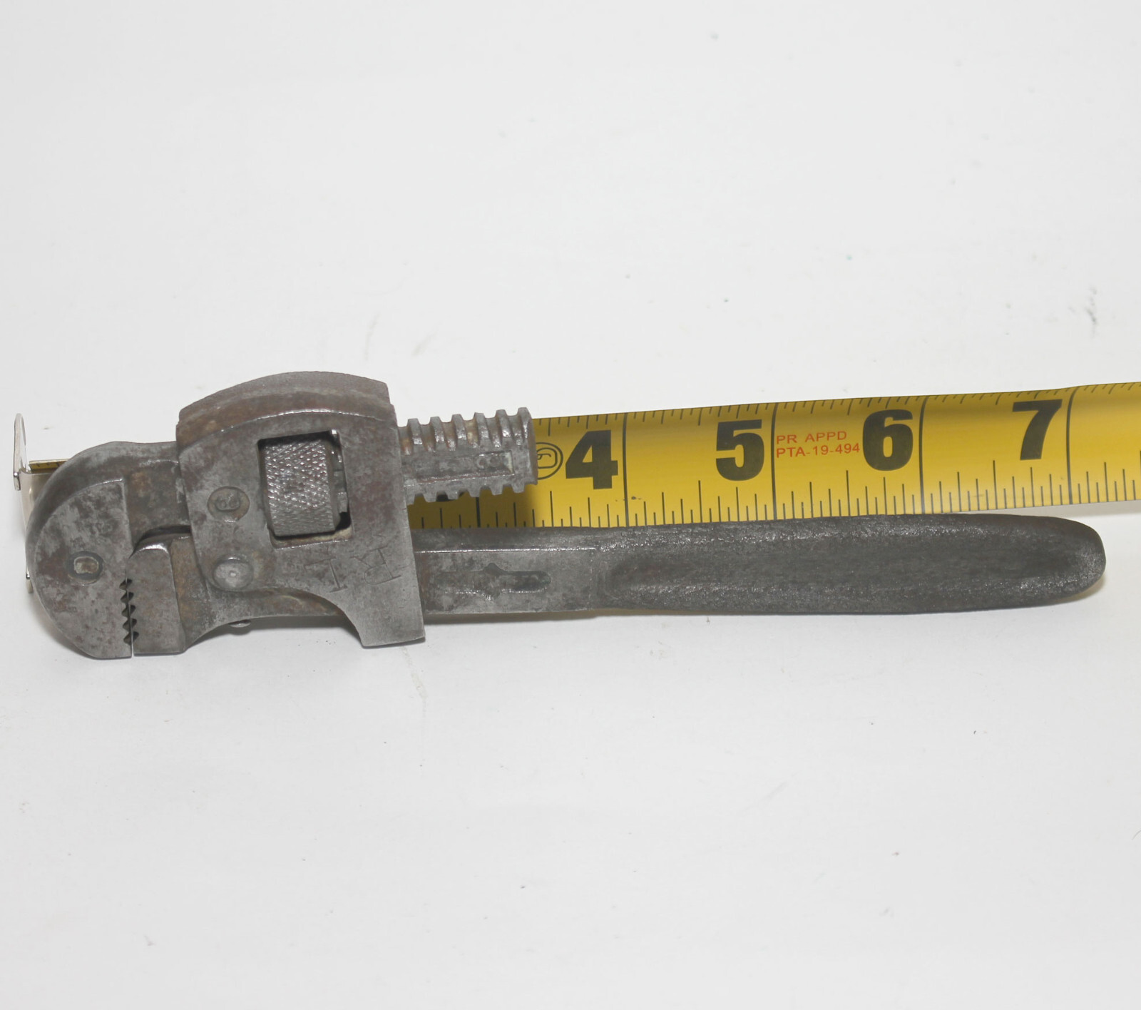 Vintage 8″ Adjustable Stillson Pipe Wrench Drop Forged Steel Made in USA