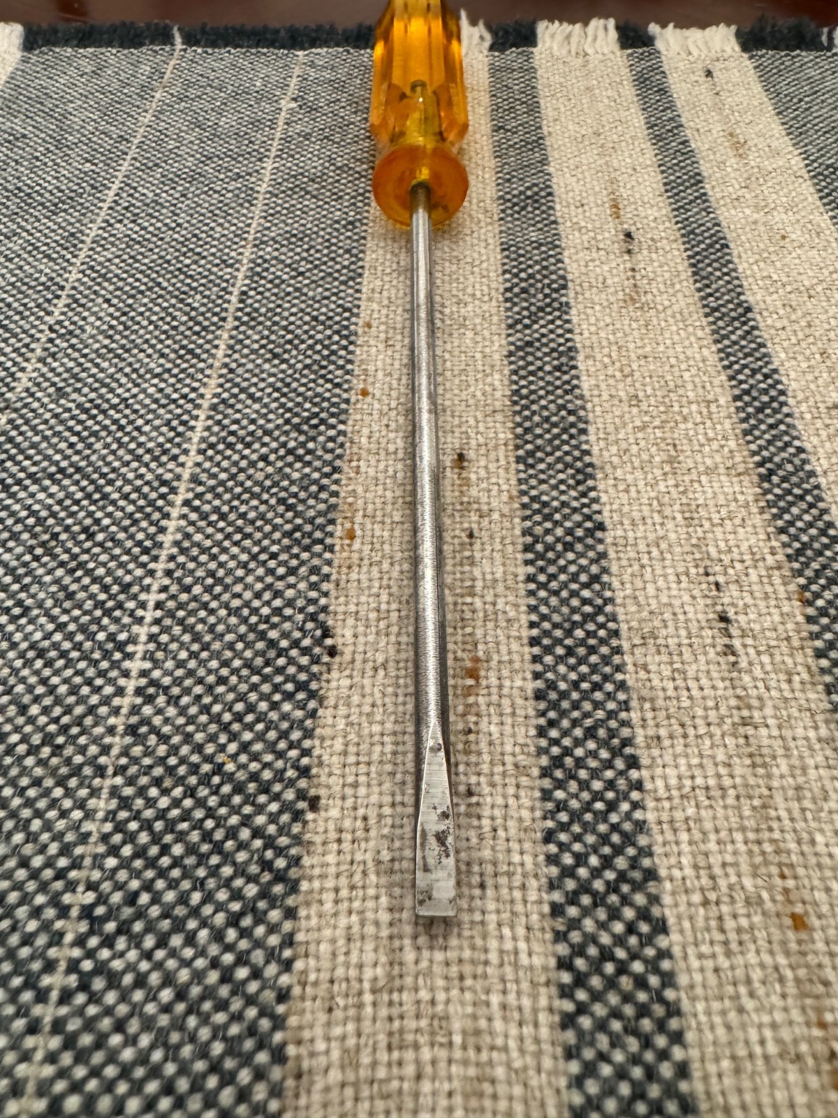 Xcelite Straight Cabinet Blade Screwdriver Round Shank R3166 – Made in USA