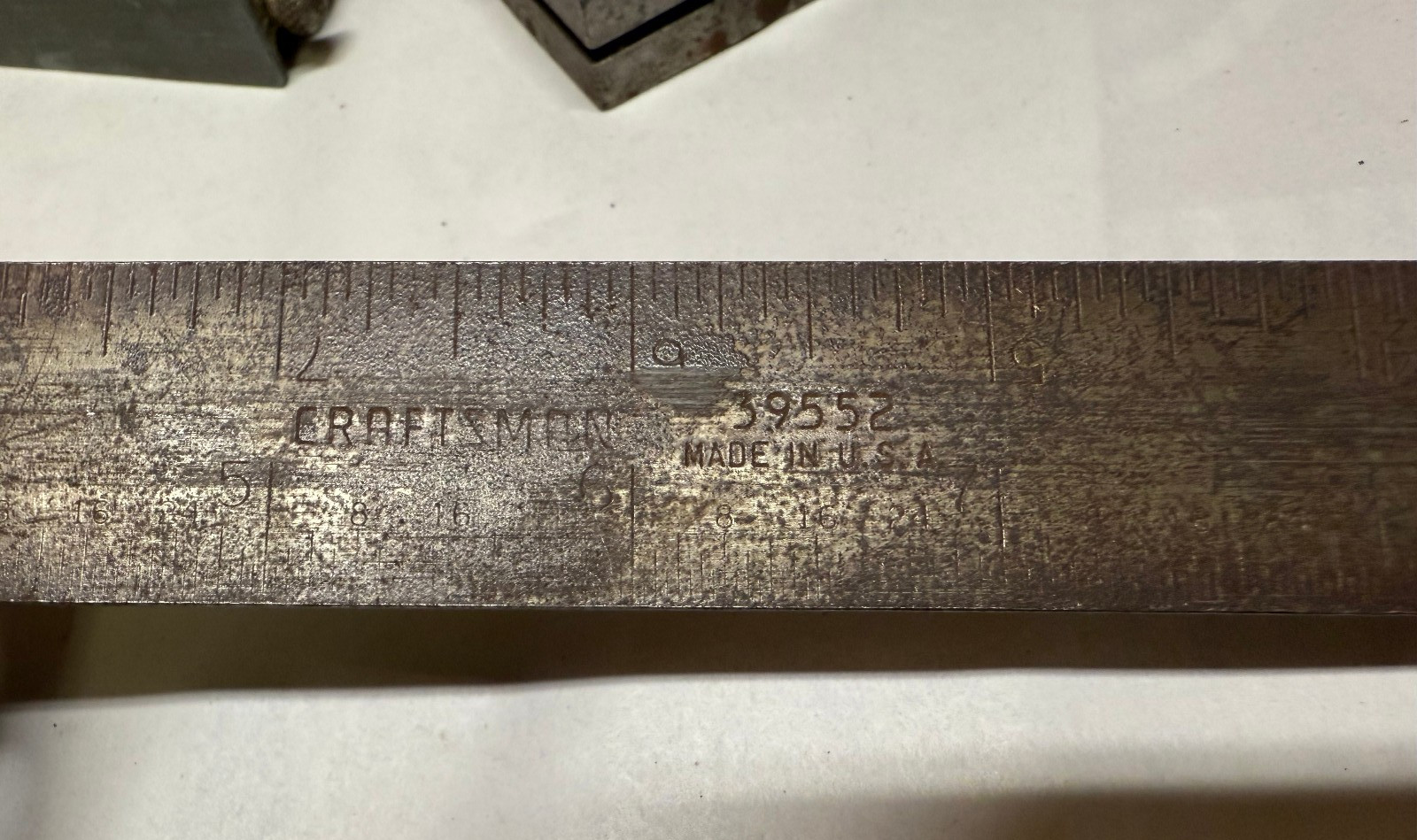 Lot of 3 Vintage Metal Adjustable Right Angle Rulers, Craftsman, Union Tool Co