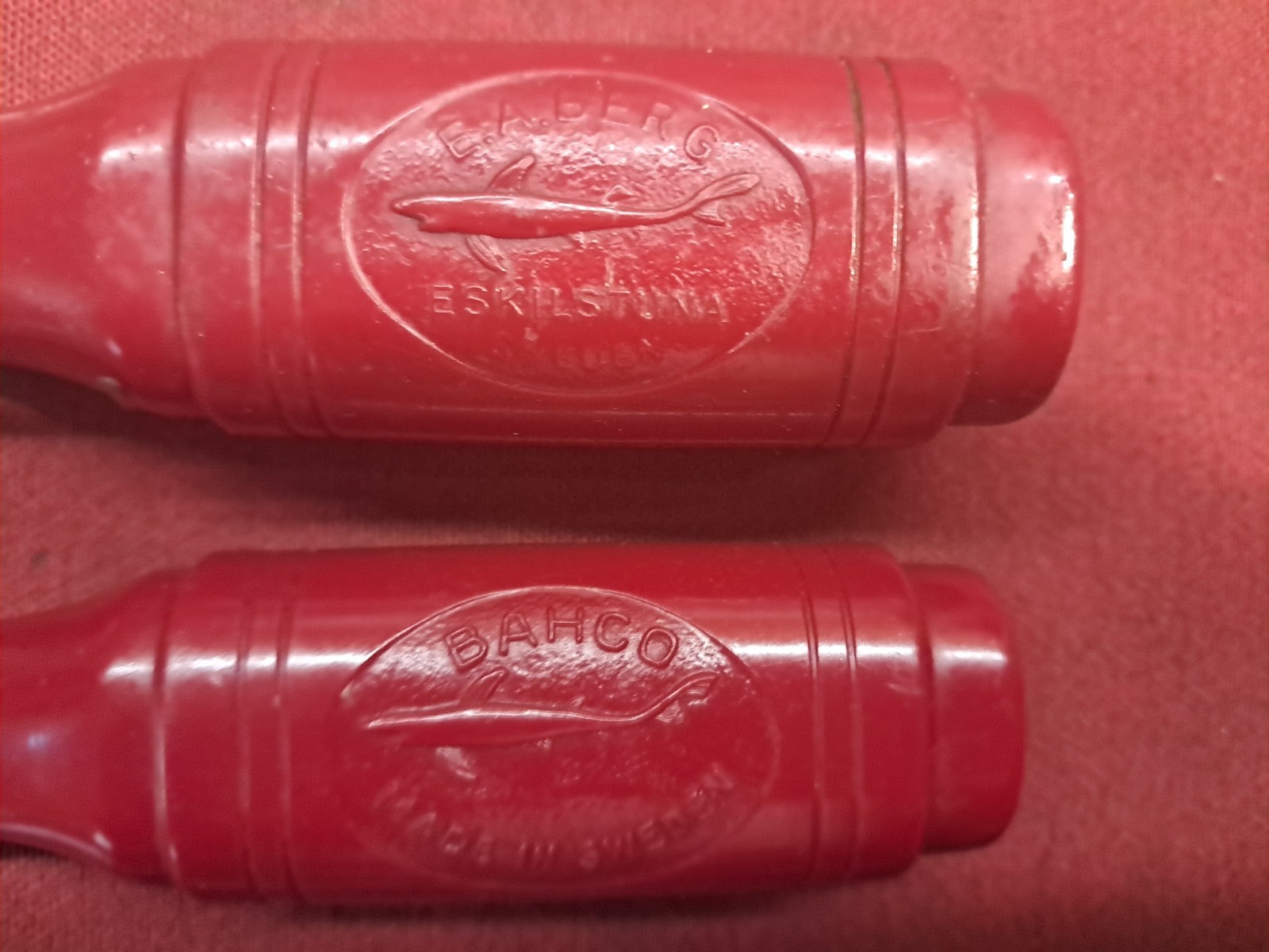 2 Vintage Erik Anton Berg Bevel‑Edge Chisels in Good Used Condition.
