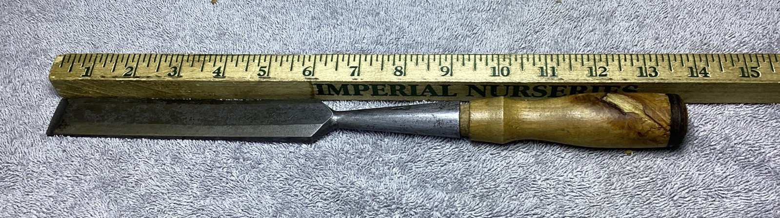 VTG. G.I. MIX & CO. YALE NO.1 EX 1” BEVELED EDGE SOCKET CHISEL