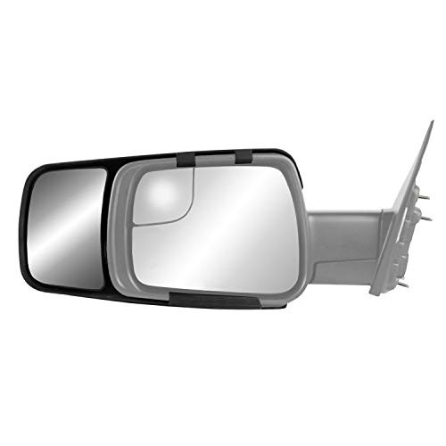 Black Towing Mirror Extensions For 2019-2022 Ram 1500 Driver Passenger Side