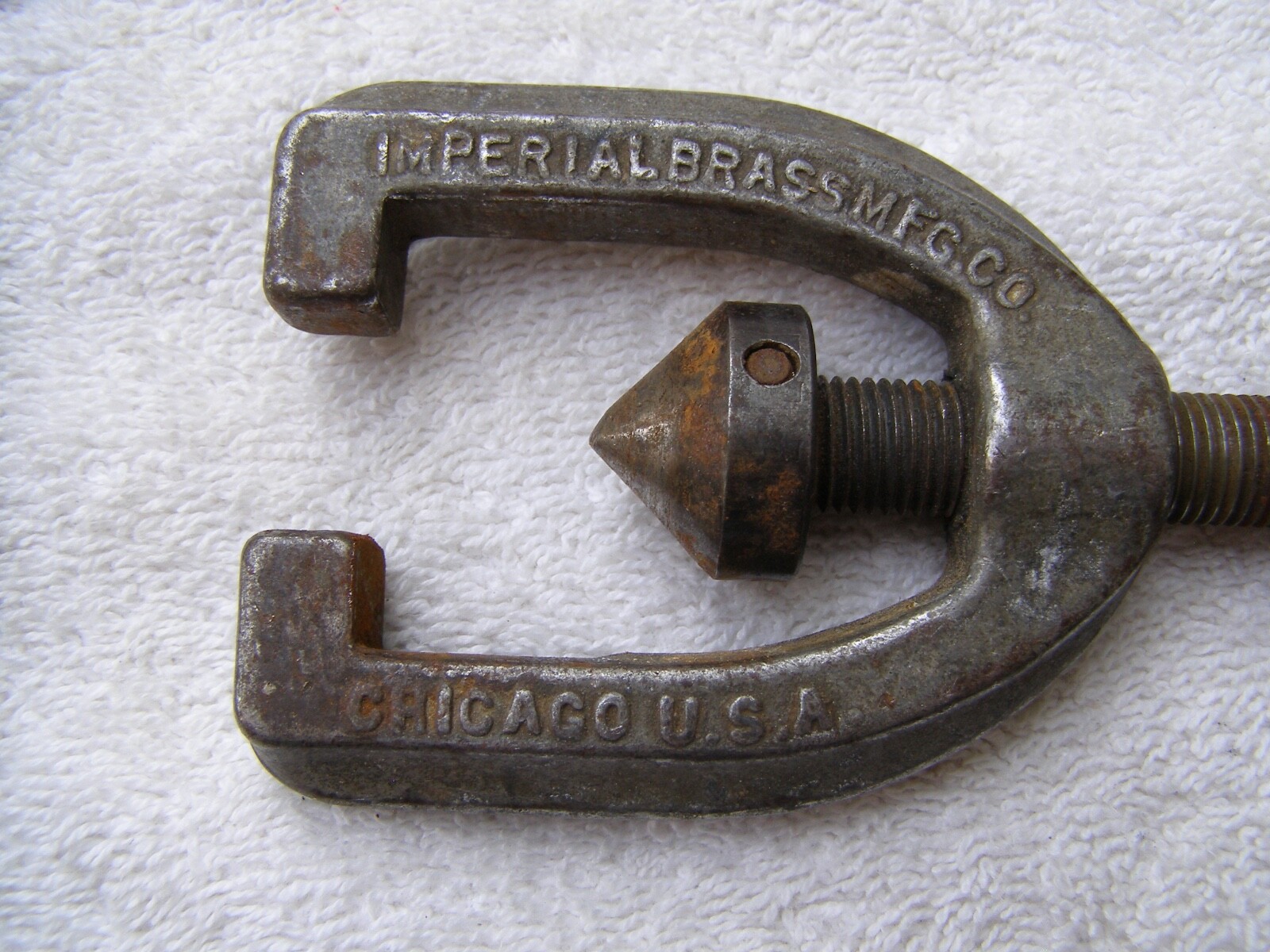Vintage Chicago USA Imperial Brass Mfg. Co. Pipe Flaring Tool 3/16″ to 1/2″
