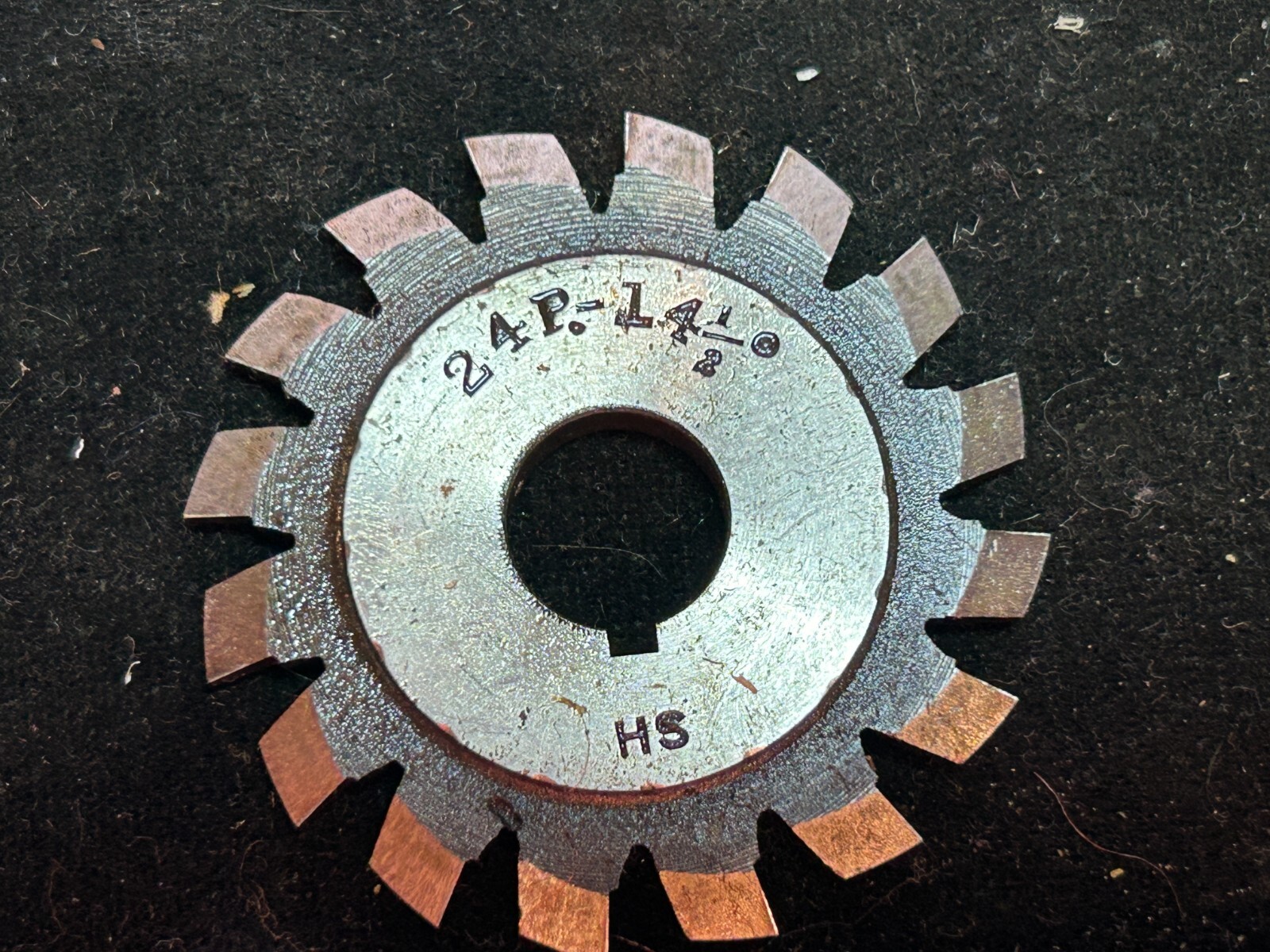 1 – Waltham Mach Co Gear Cutter 24 P 7/16 Bore # BtM LT 3